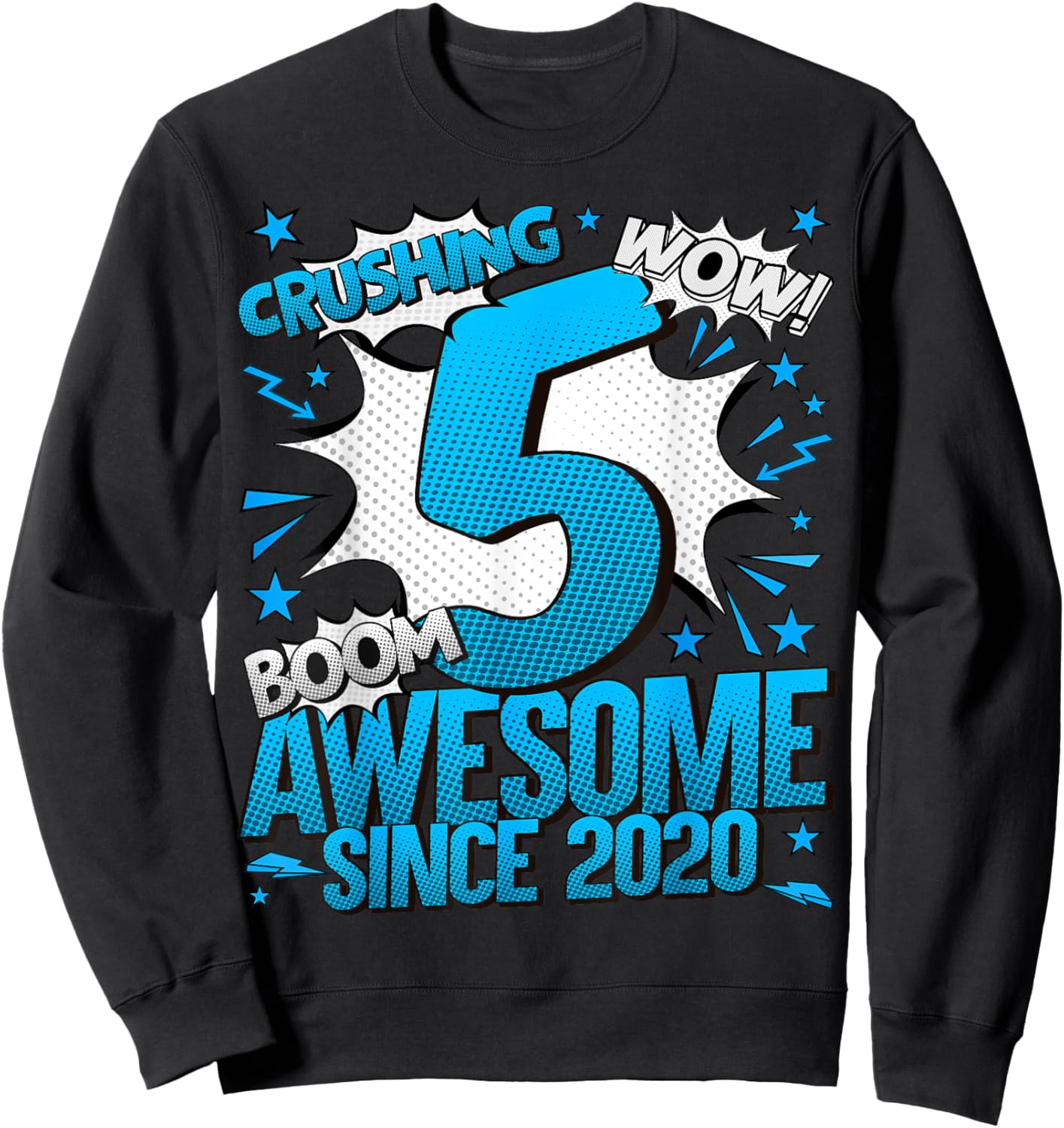 5 Year Old Gifts For Boys 5th Birthday Boy 5 Year Old Boy Sweatshirt - Sweatshirt | Black