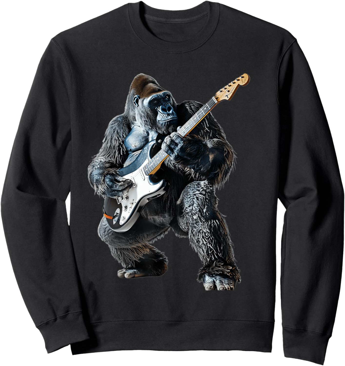 Gorilla Guitar Sweatshirt - Sweatshirt | Black