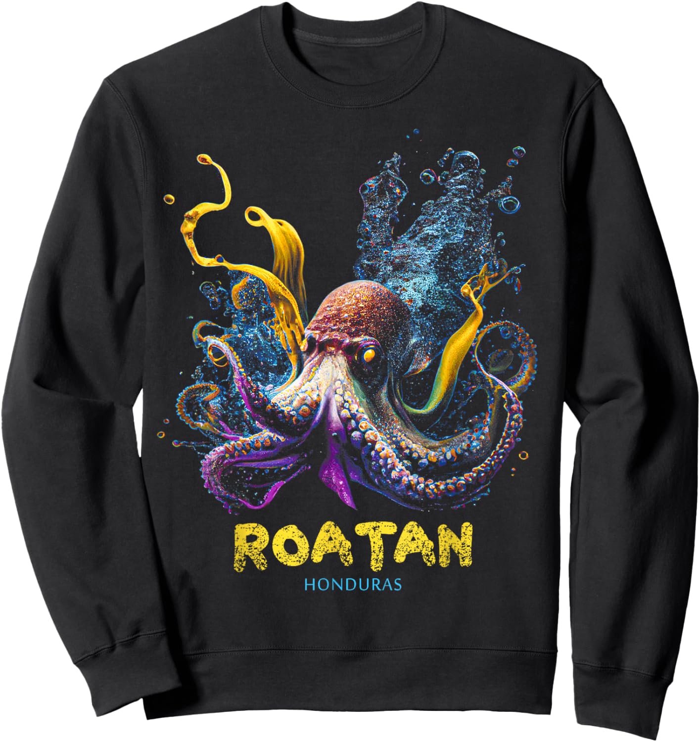 Roatan Honduras Sweatshirt - Sweatshirt | Black