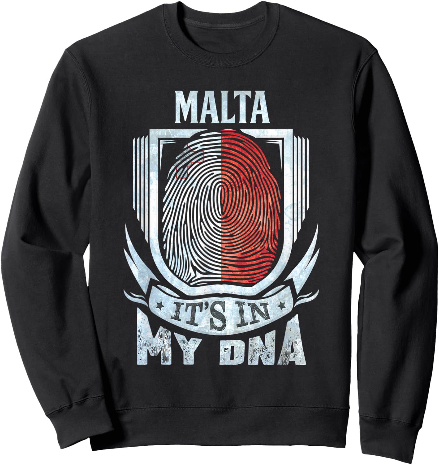 Malta Maltese DNA Sweatshirt - Sweatshirt | Black