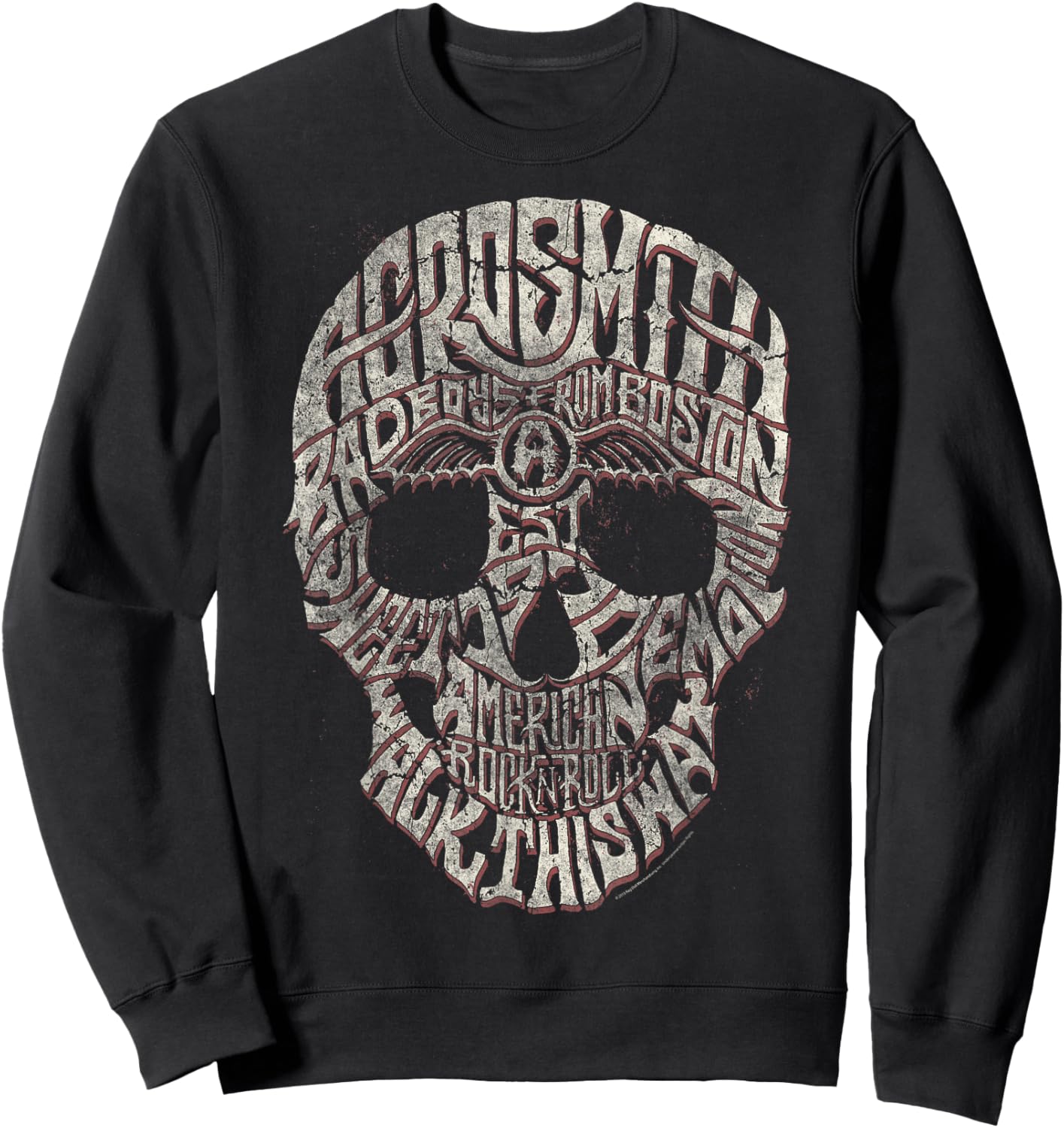 Aerosmith -Youth Black Sweatshirt - Sweatshirt | Black