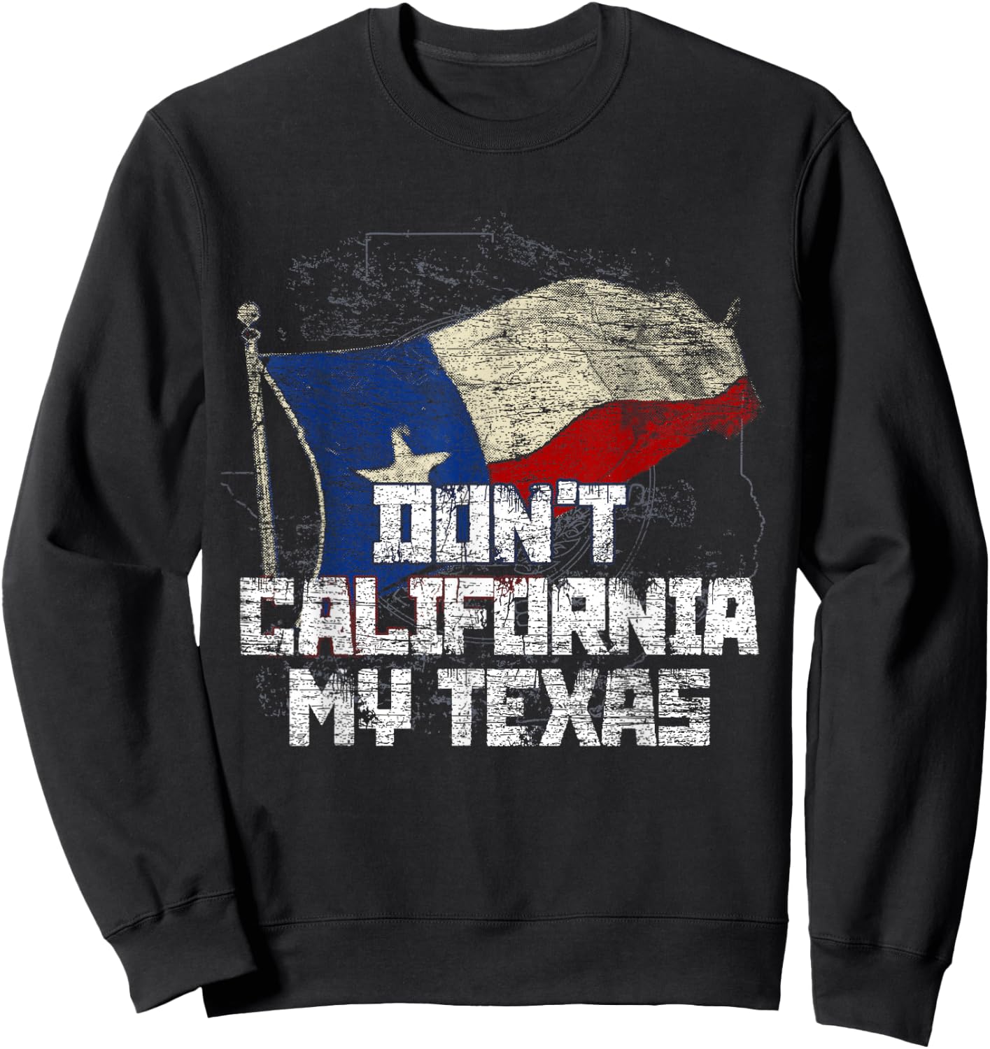 Gift Texan Texas Lover Texas Sweatshirt - Sweatshirt | Black