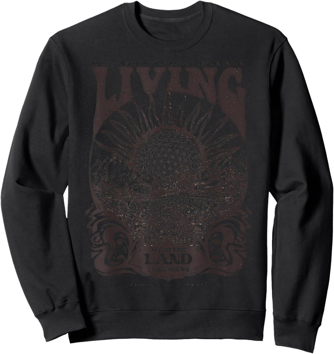 Living With The Land Sweatshirt - Sweatshirt | Black
