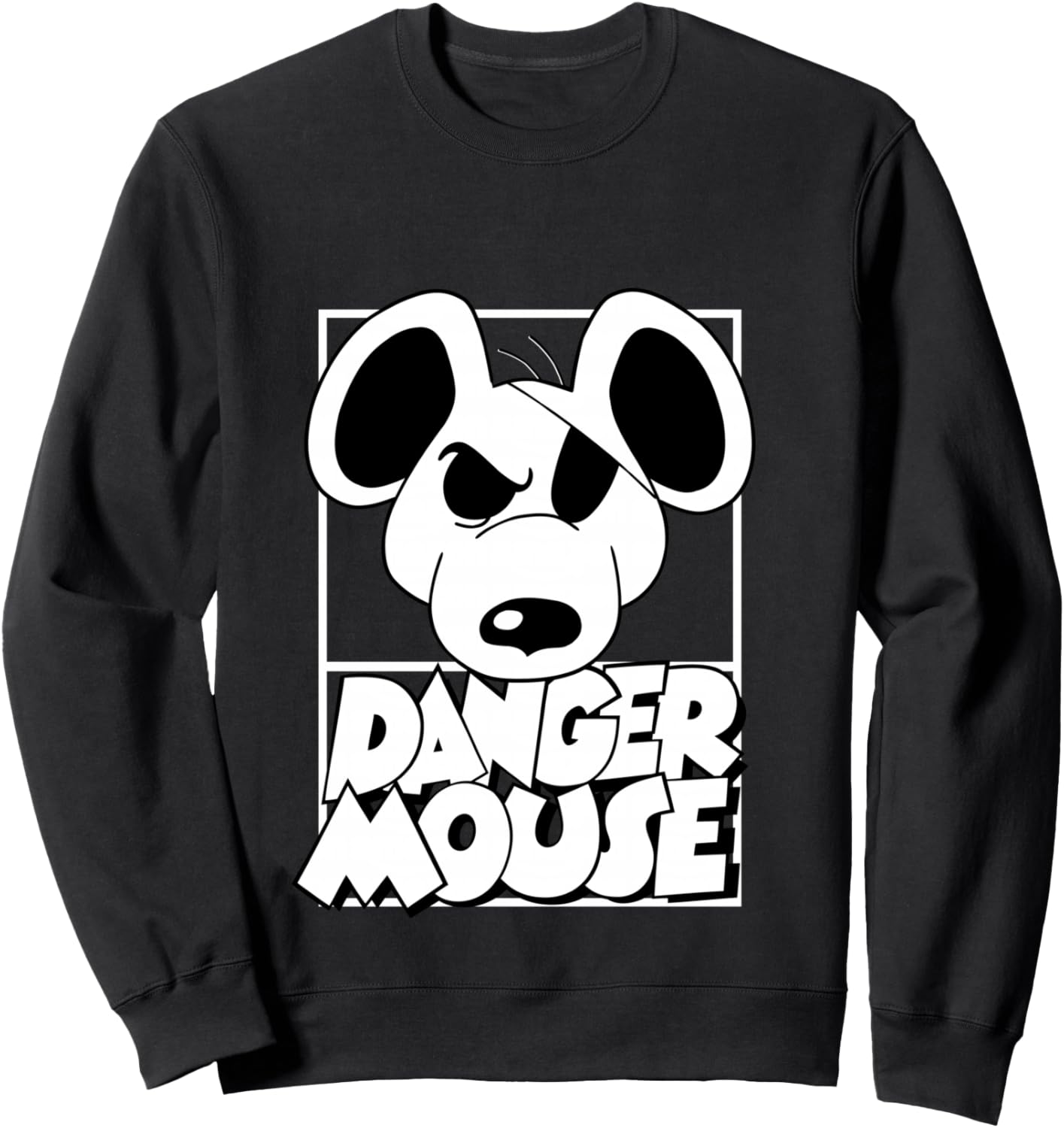 Danger Mouse Eye Patch Sweatshirt - Sweatshirt | Black