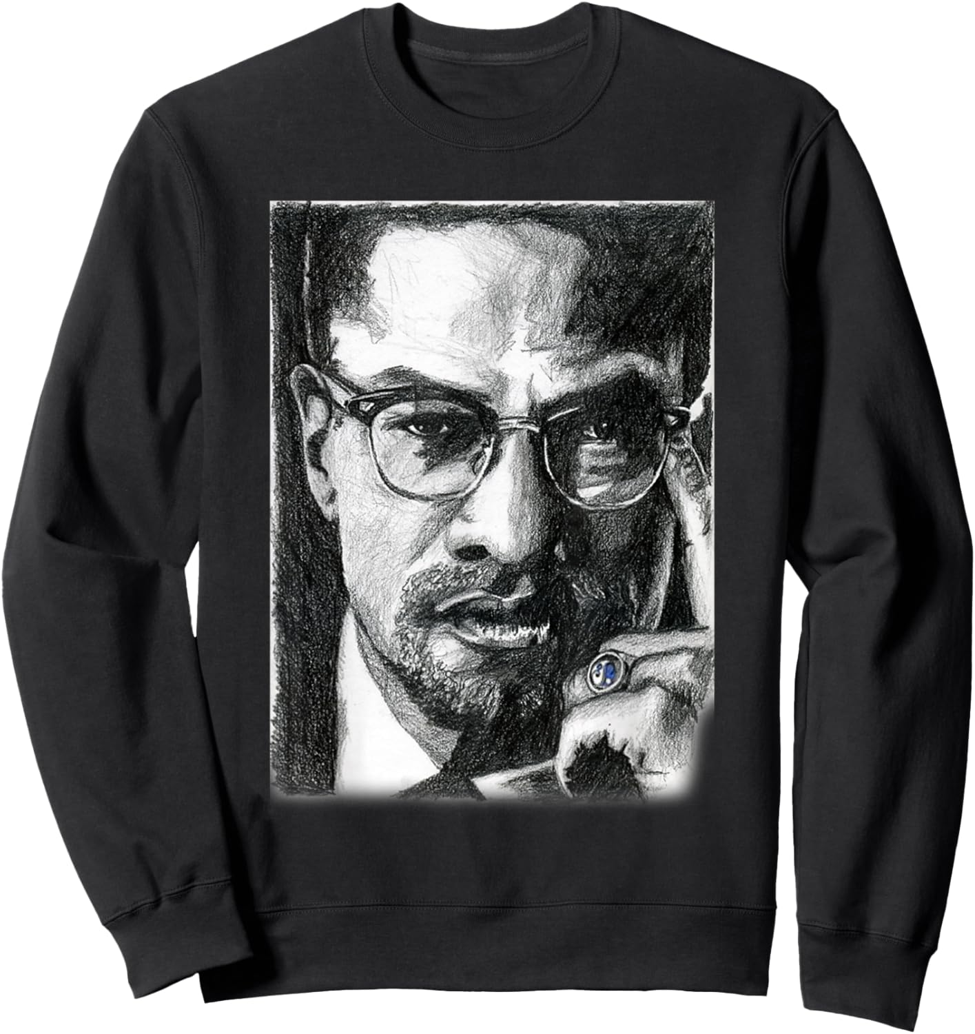 Brother Malcolm Sweatshirt - Sweatshirt | Black