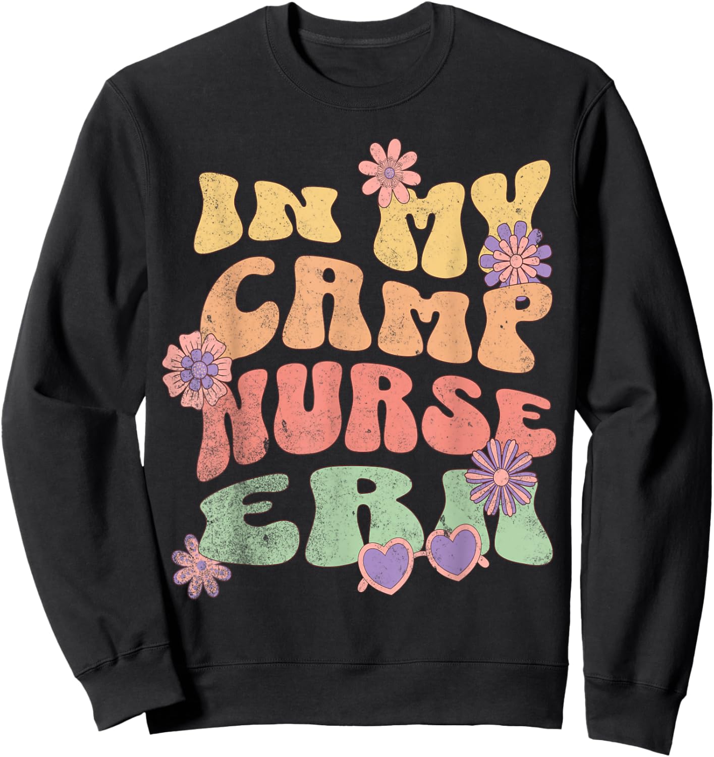 Funny Nurse Camp, Camp Nurse Sweatshirt - Sweatshirt | Black