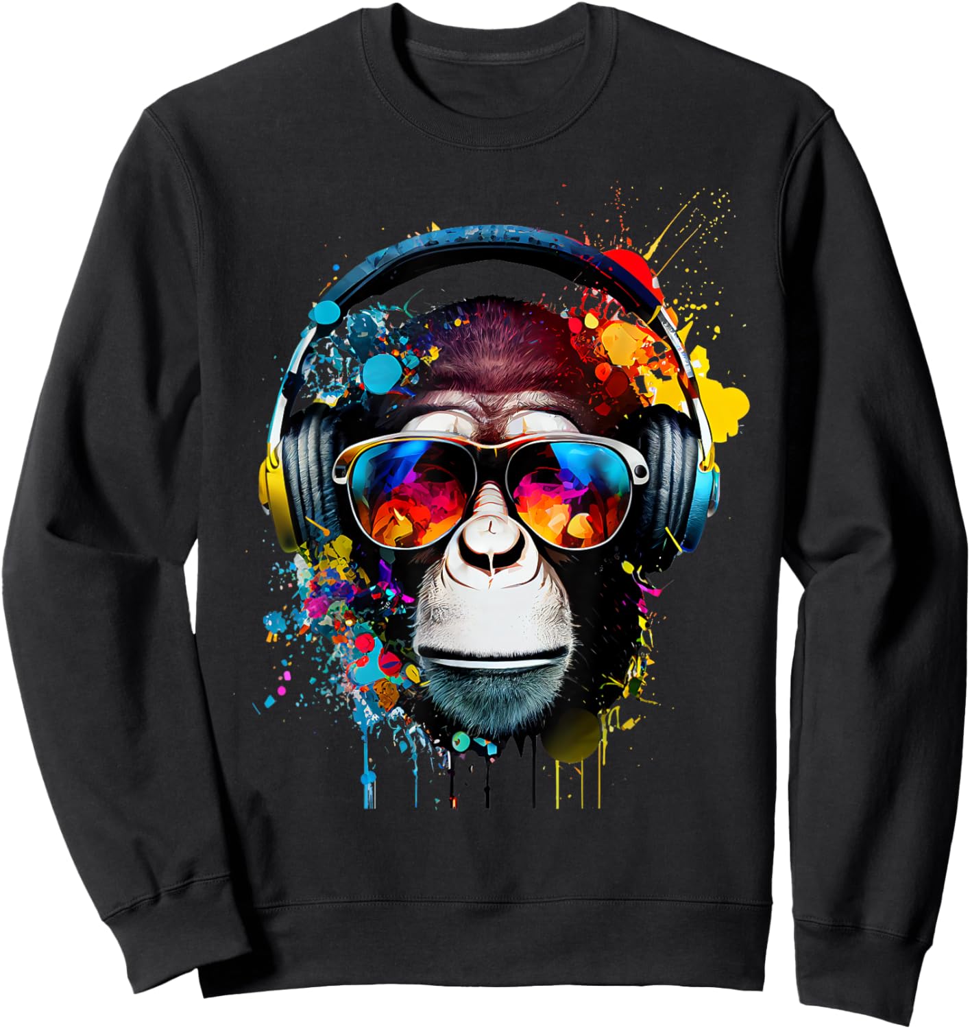 Monkey Monkey Sweatshirt - Sweatshirt | Black