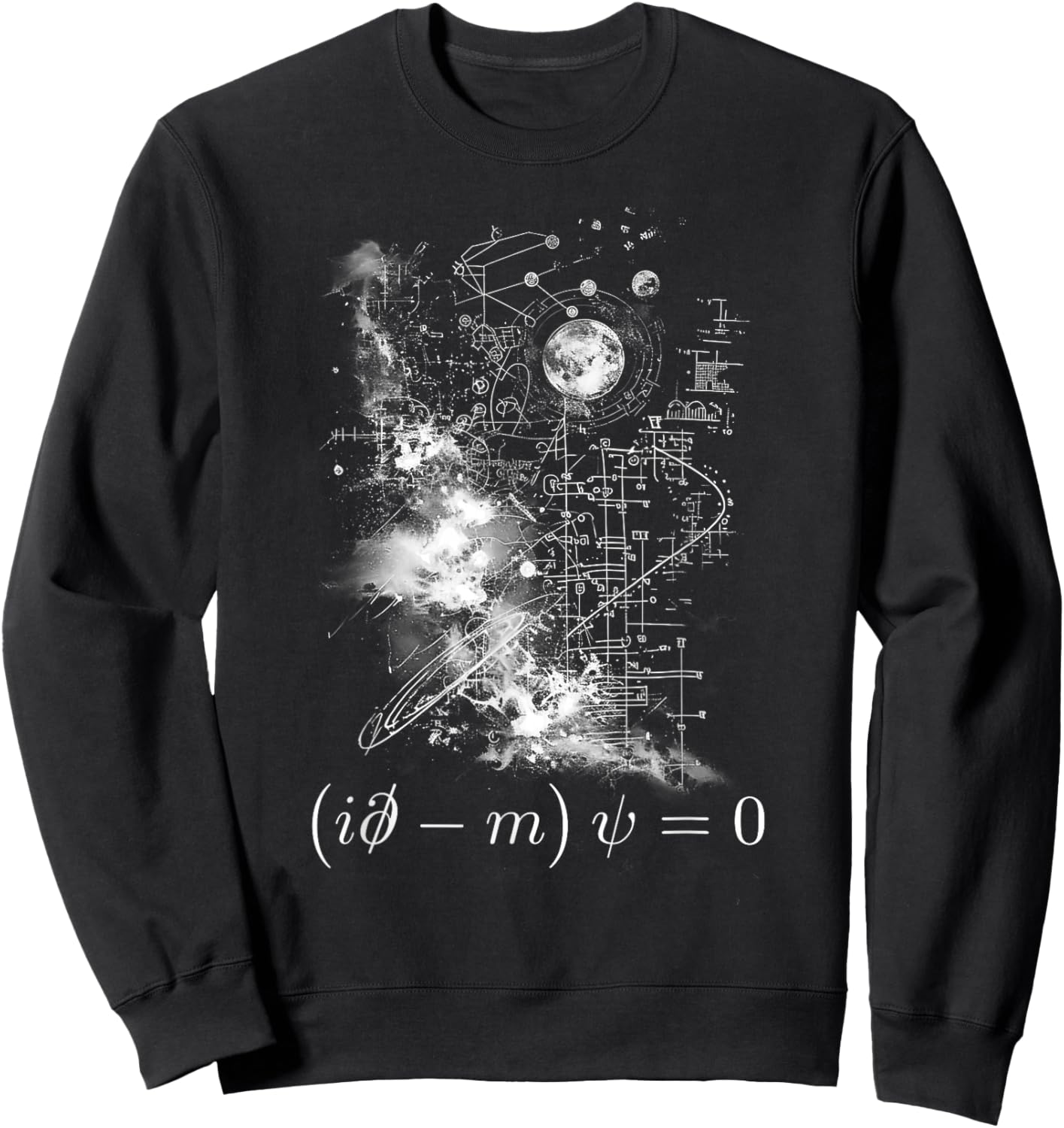 Dirac Equation Quantum Mechanics Particle Physics Geeks Sweatshirt - Sweatshirt | Black