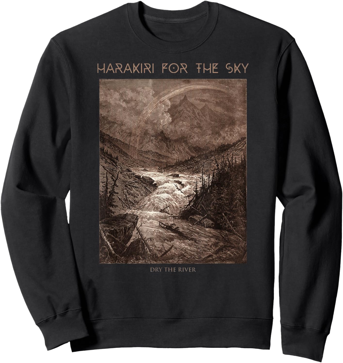 Harakiri For The Sky - Dry The River Sweatshirt - Sweatshirt | Black