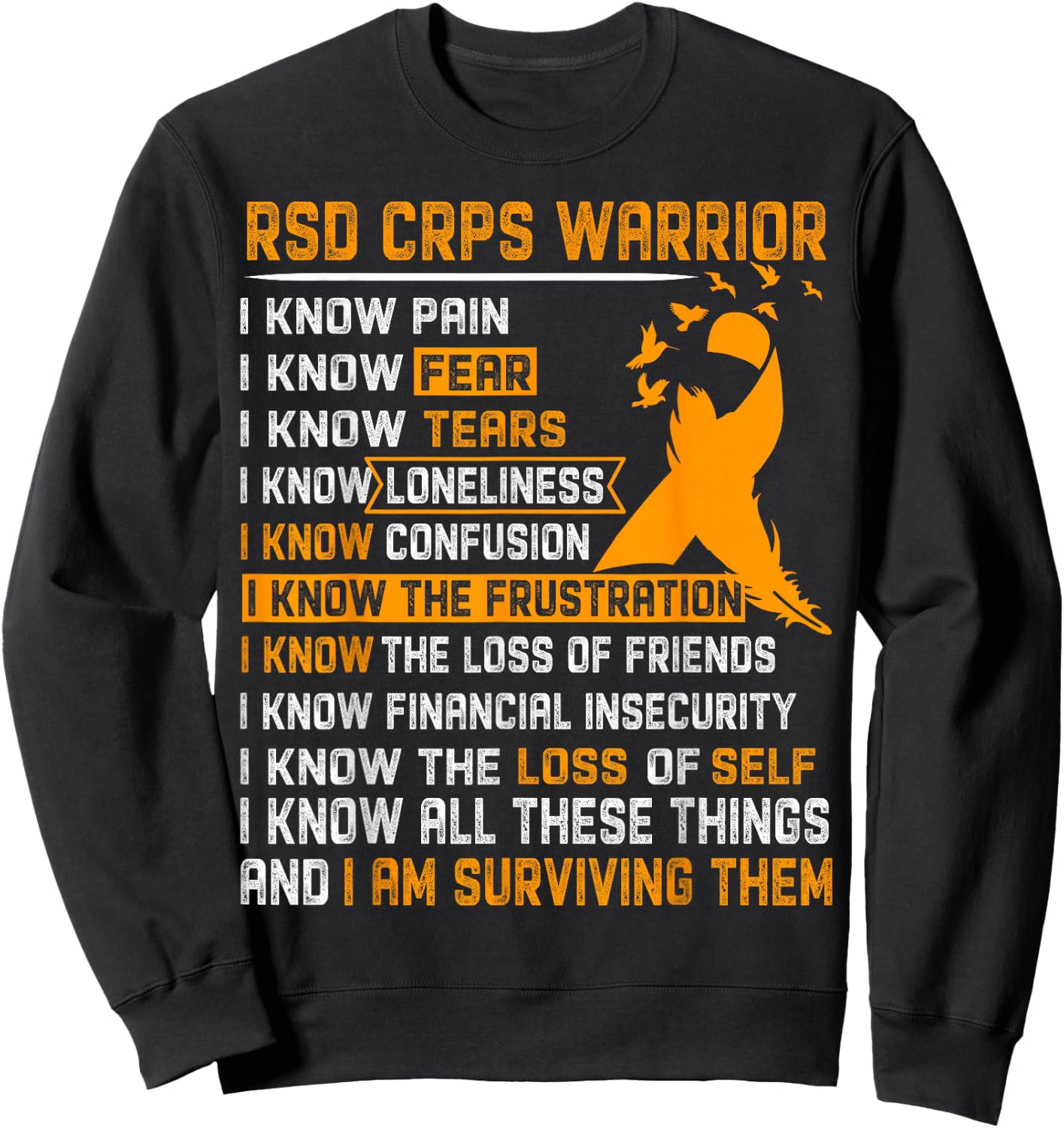 RSD CRPS Warrior Shirt Men Sweatshirt - Sweatshirt | Black