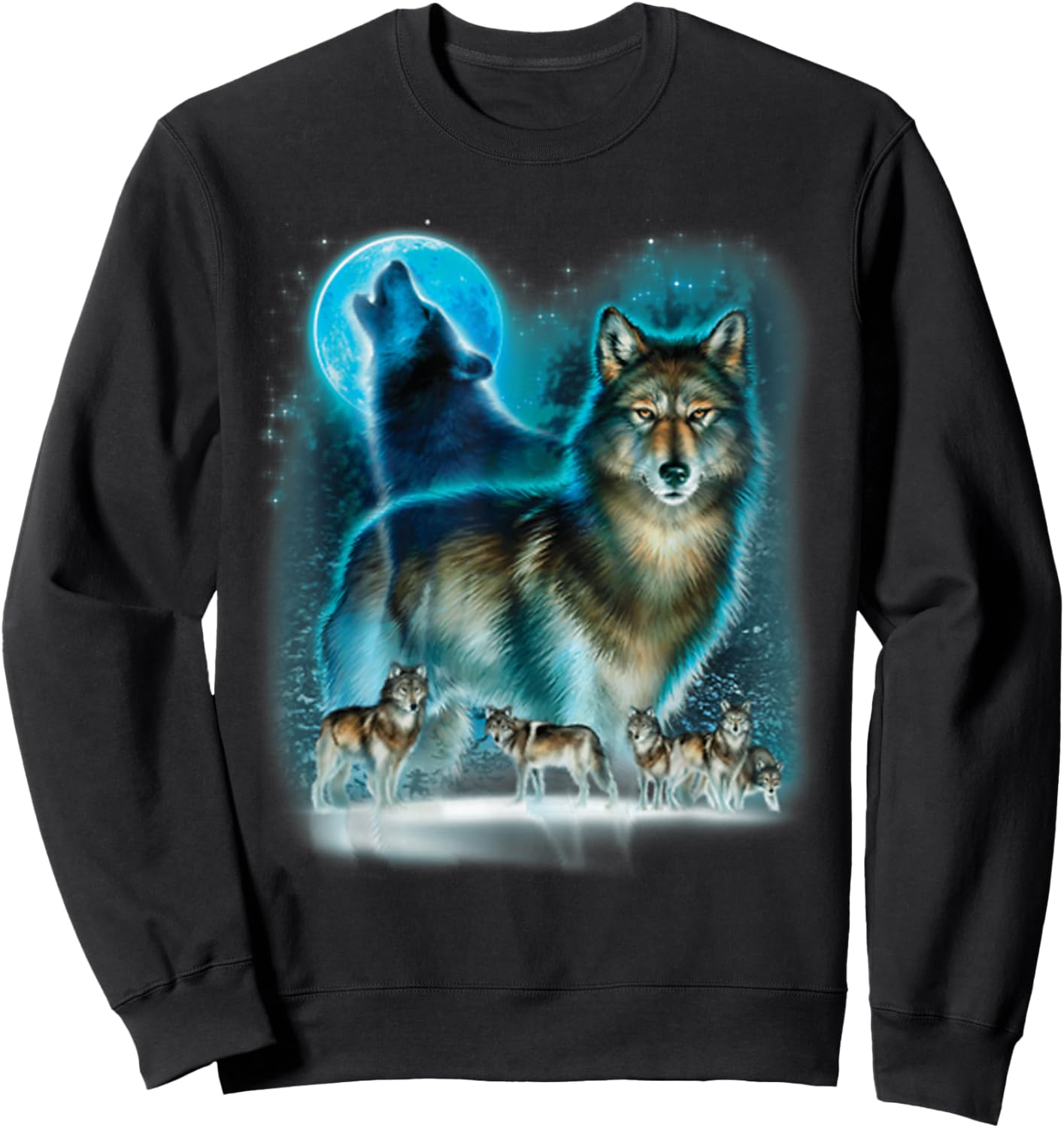 Hunter’s Wolf Owl House Sweatshirt - Sweatshirt | Black