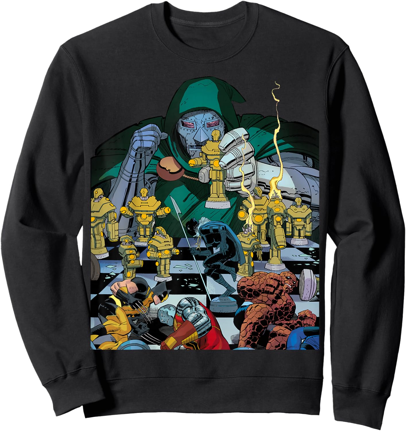 Marvel Doctor Doom Doomwar #3 Comic Cover Sweatshirt - Sweatshirt | Black