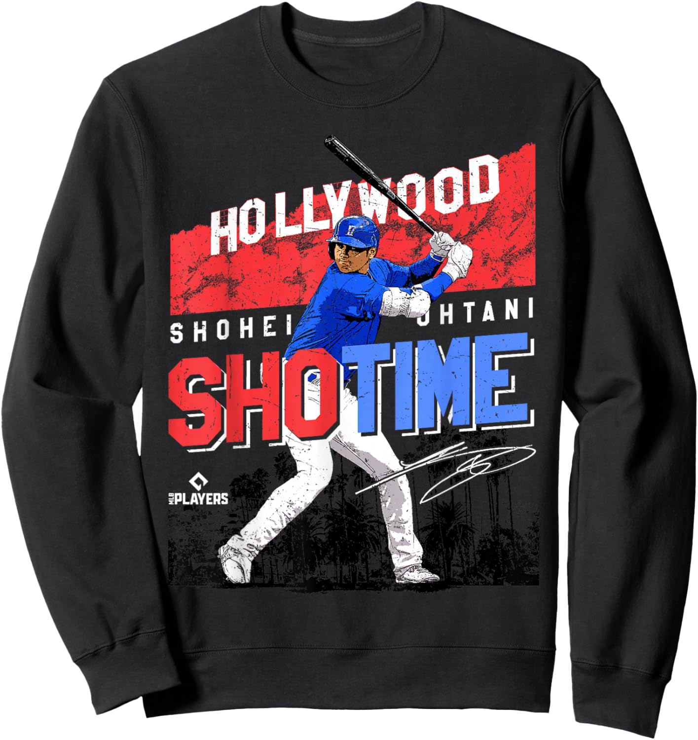 Shohei Ohtani | Los Angeles Baseball MLB Player | MLBOHT3003 Sweatshirt - Sweatshirt | Black