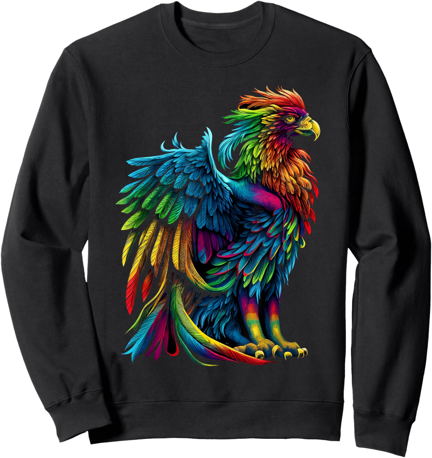 Rainbow Griffin Sweatshirt - Sweatshirt | Black