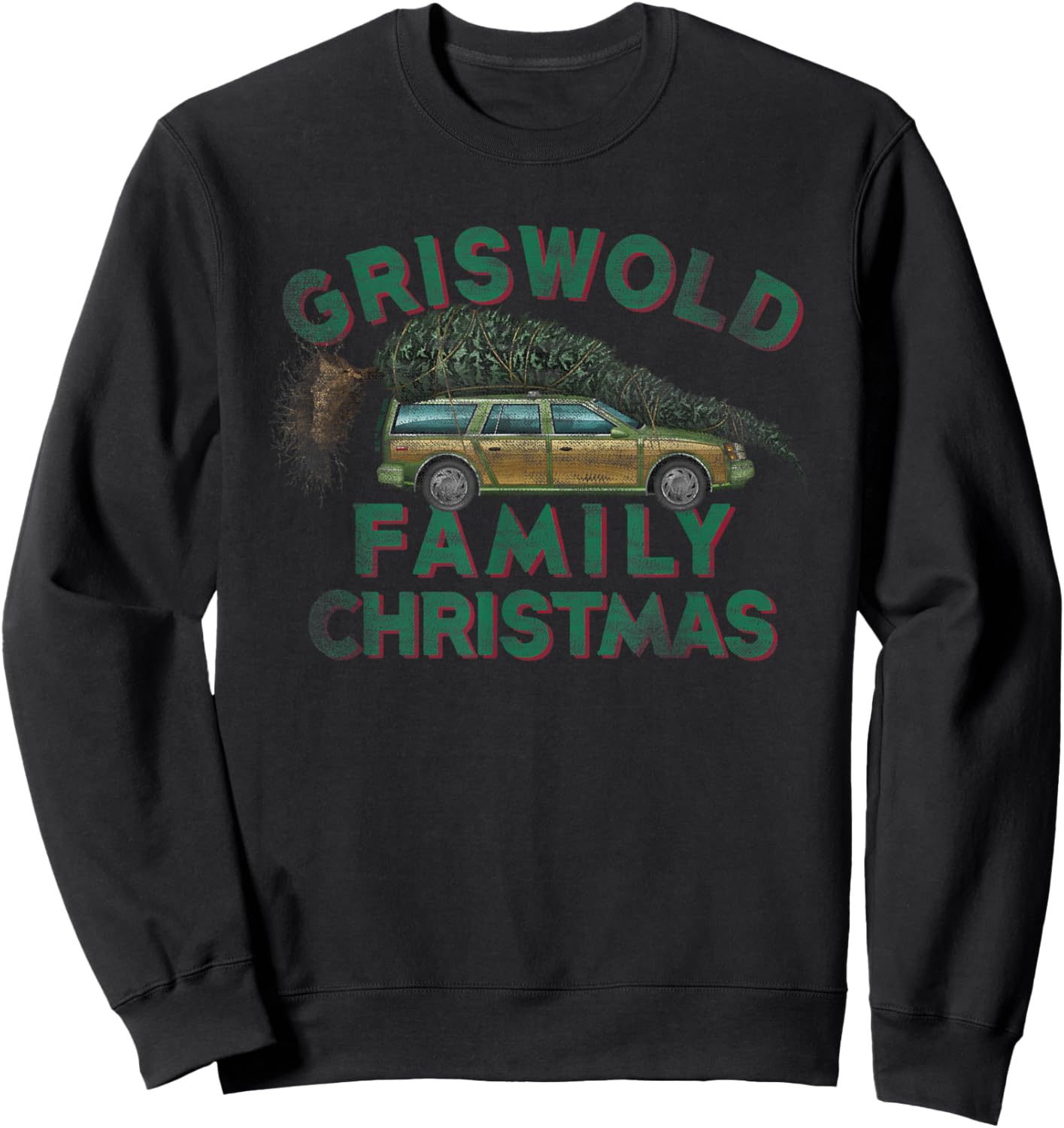 National Lampoon's Christmas Vacation - Griswold Vacation Sweatshirt - Sweatshirt | Black