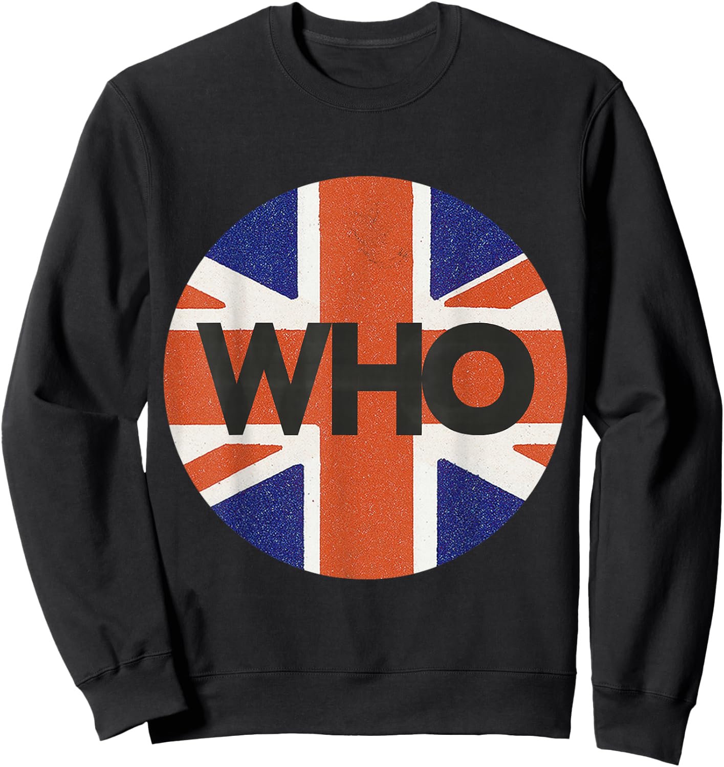 The Who Official 2019 Who Album Union Jack Circle Sweatshirt - Sweatshirt | Black