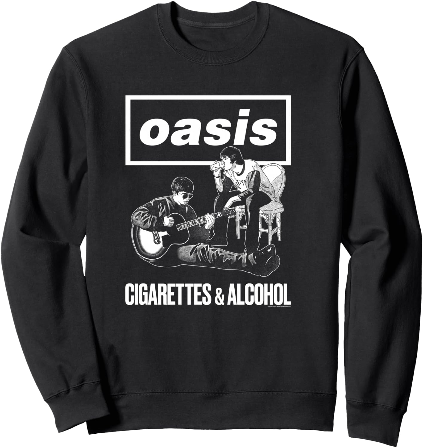 Oasis – Cigarettes And Alcohol Sweatshirt - Sweatshirt | Black