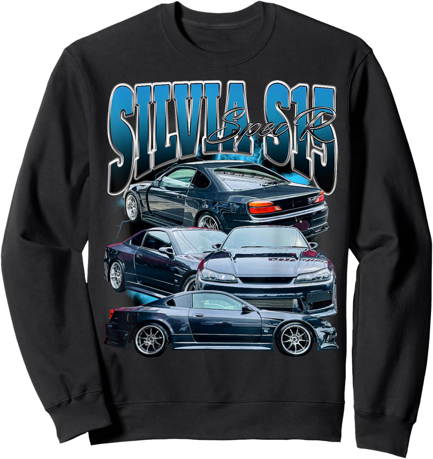 Silvia s15 SpecR 240SX SR20DET sport car Sweatshirt - Sweatshirt | Black