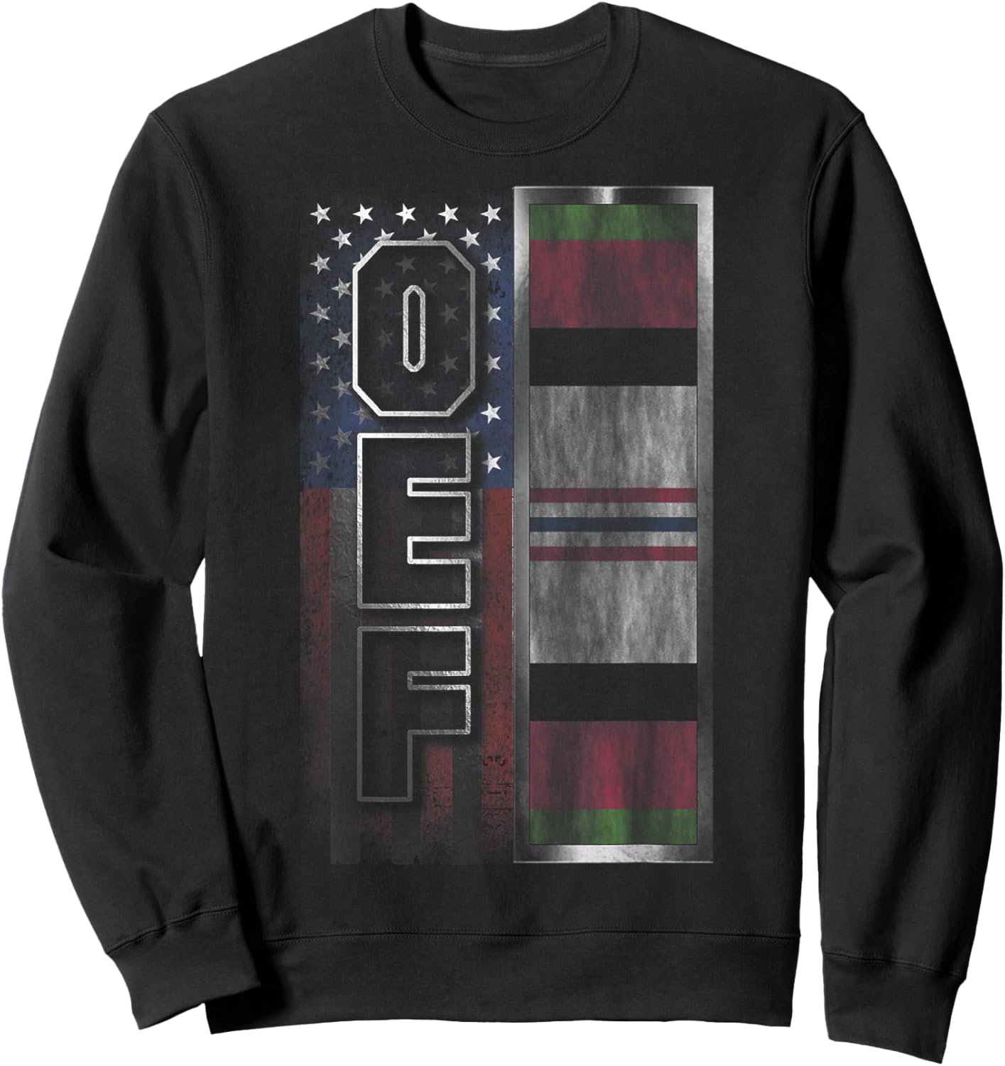 OEF Flag Sweatshirt - Sweatshirt | Black
