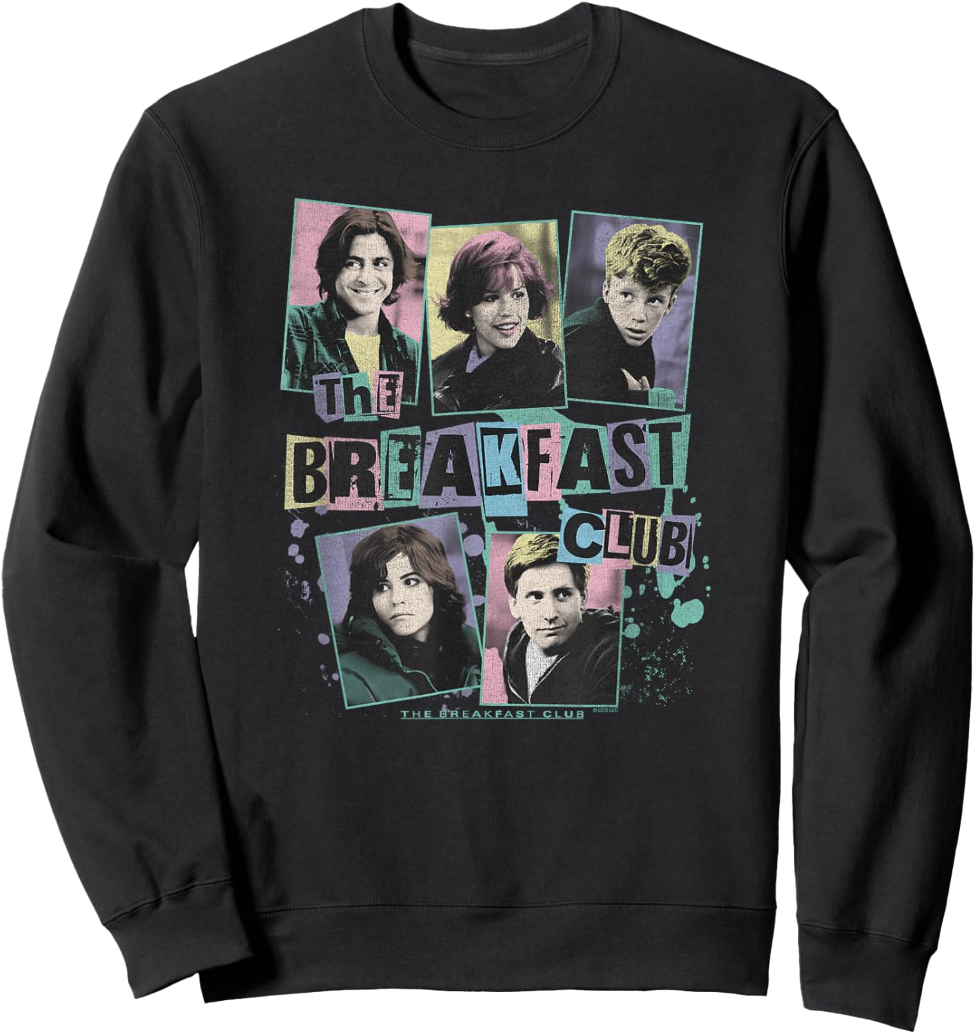 The Breakfast Club Vintage Photographs Sweatshirt - Sweatshirt | Black