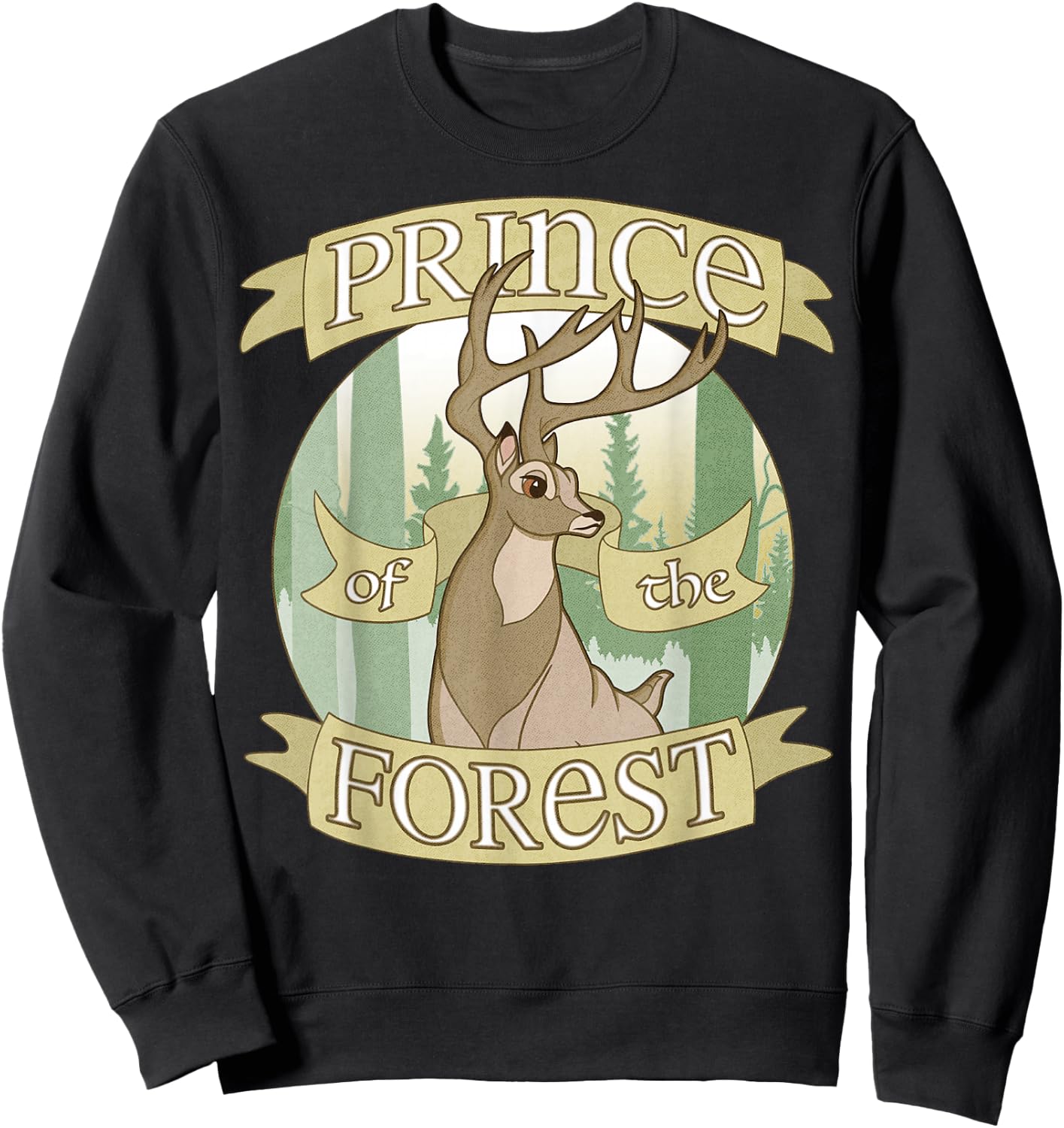 Disney Bambi Prince of The Forest Sweatshirt - Sweatshirt | Black
