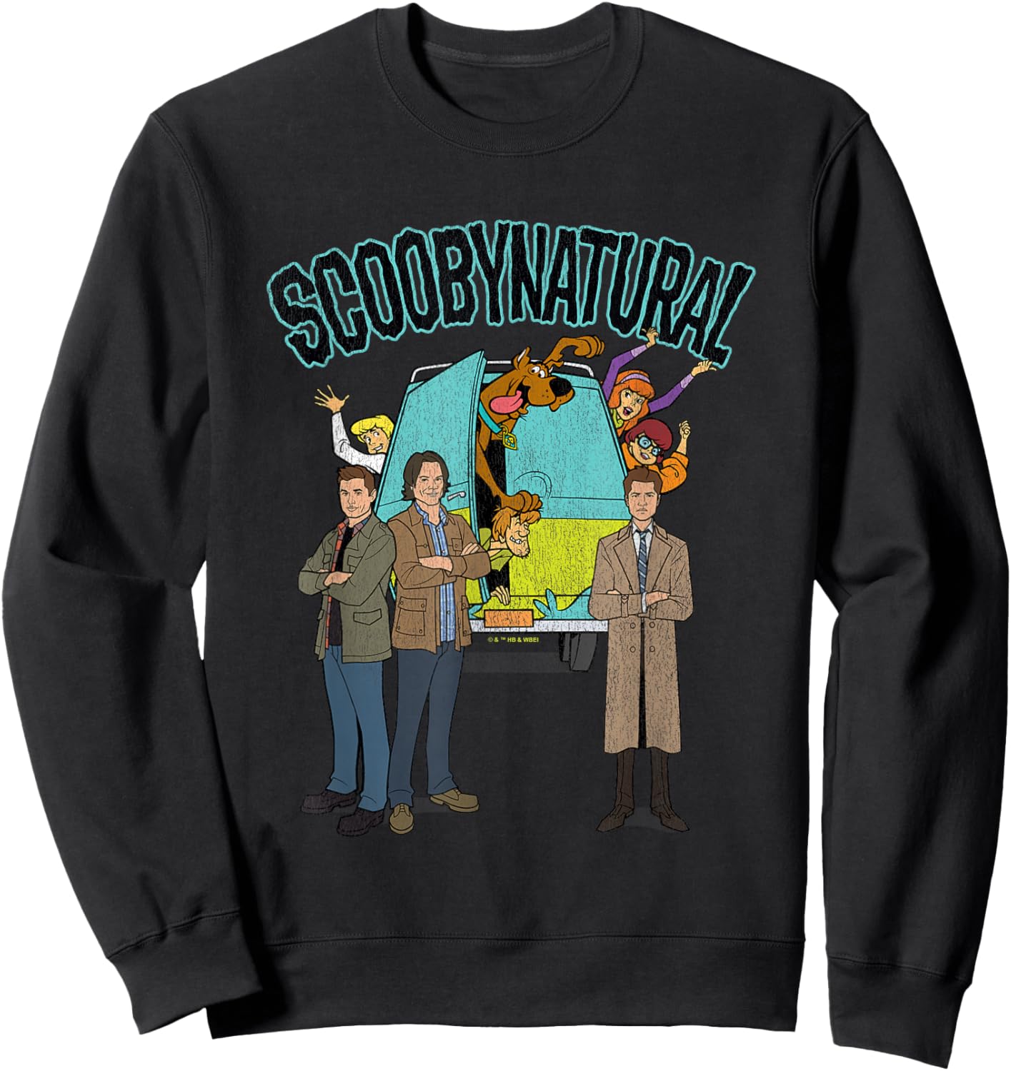 Scooby-Doo Scoobynatural Supernatural Mystery Ride Sweatshirt - Sweatshirt | Black