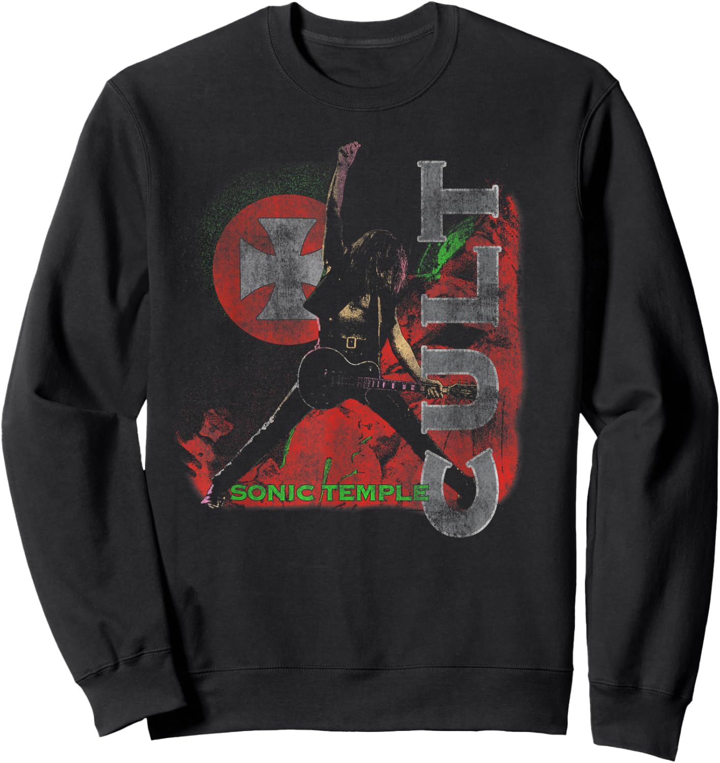 The Cult – Vintage Sonic Temple Sweatshirt - Sweatshirt | Black