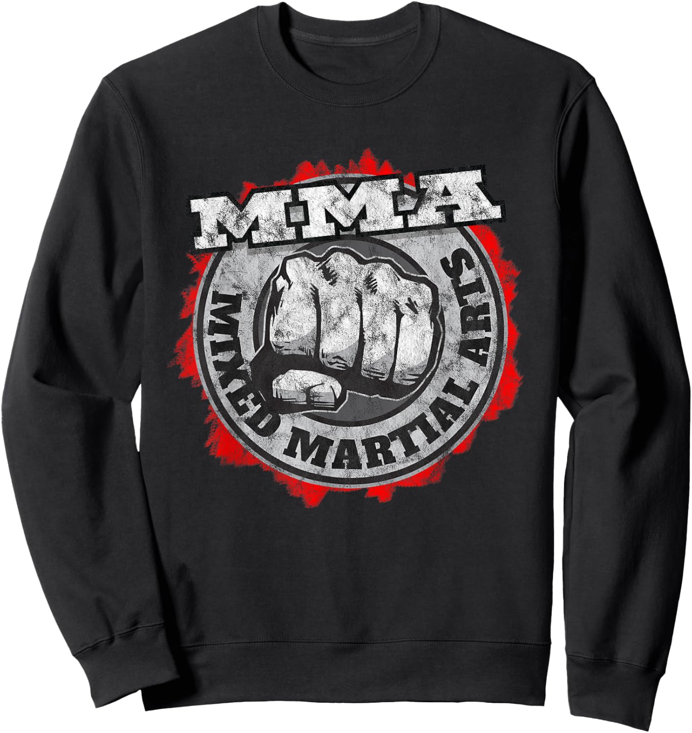 MMA Mixed Martial Arts Cage Fighting Sport Sweatshirt - Sweatshirt | Black