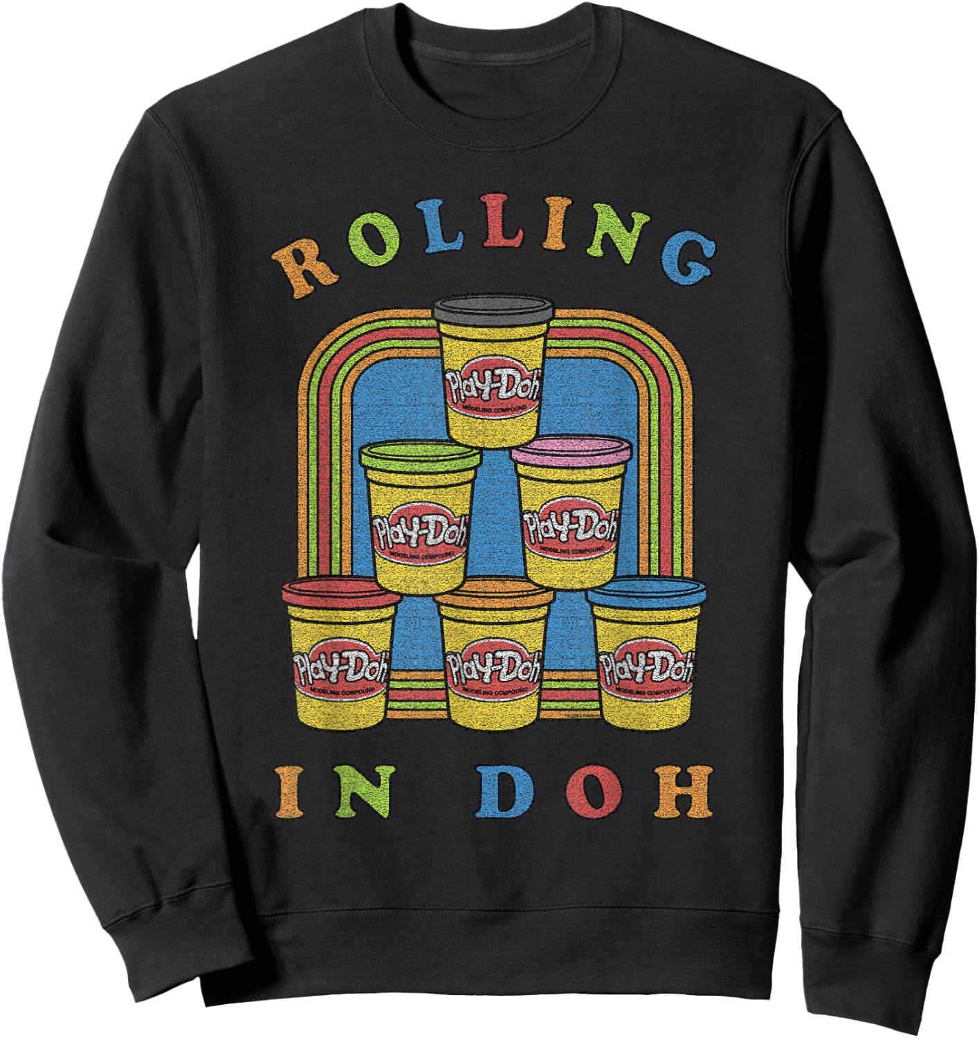 Play-Doh Rolling in Play-Doh Sweatshirt - Sweatshirt | Black