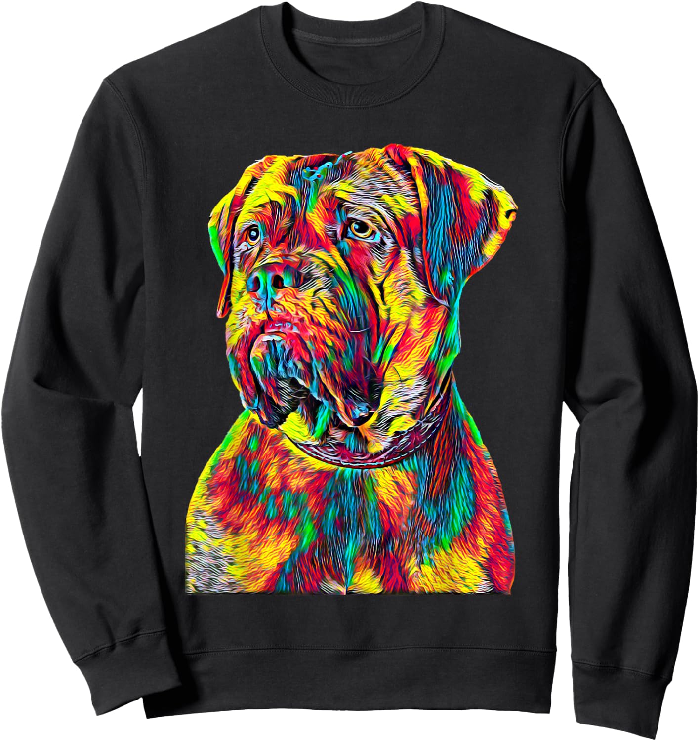 French Mastiff Dog Sweatshirt - Sweatshirt | Black