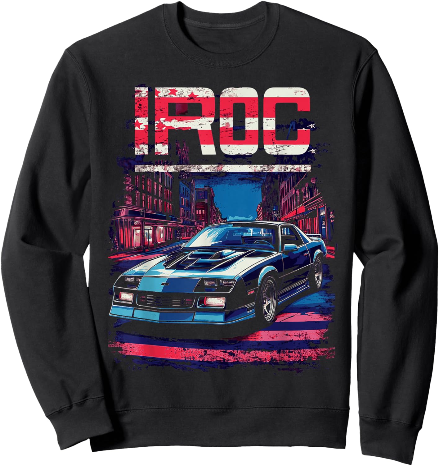 1980's IROC, IROC-Z Muscle Car American Muscle Retro classic Sweatshirt - Sweatshirt | Black