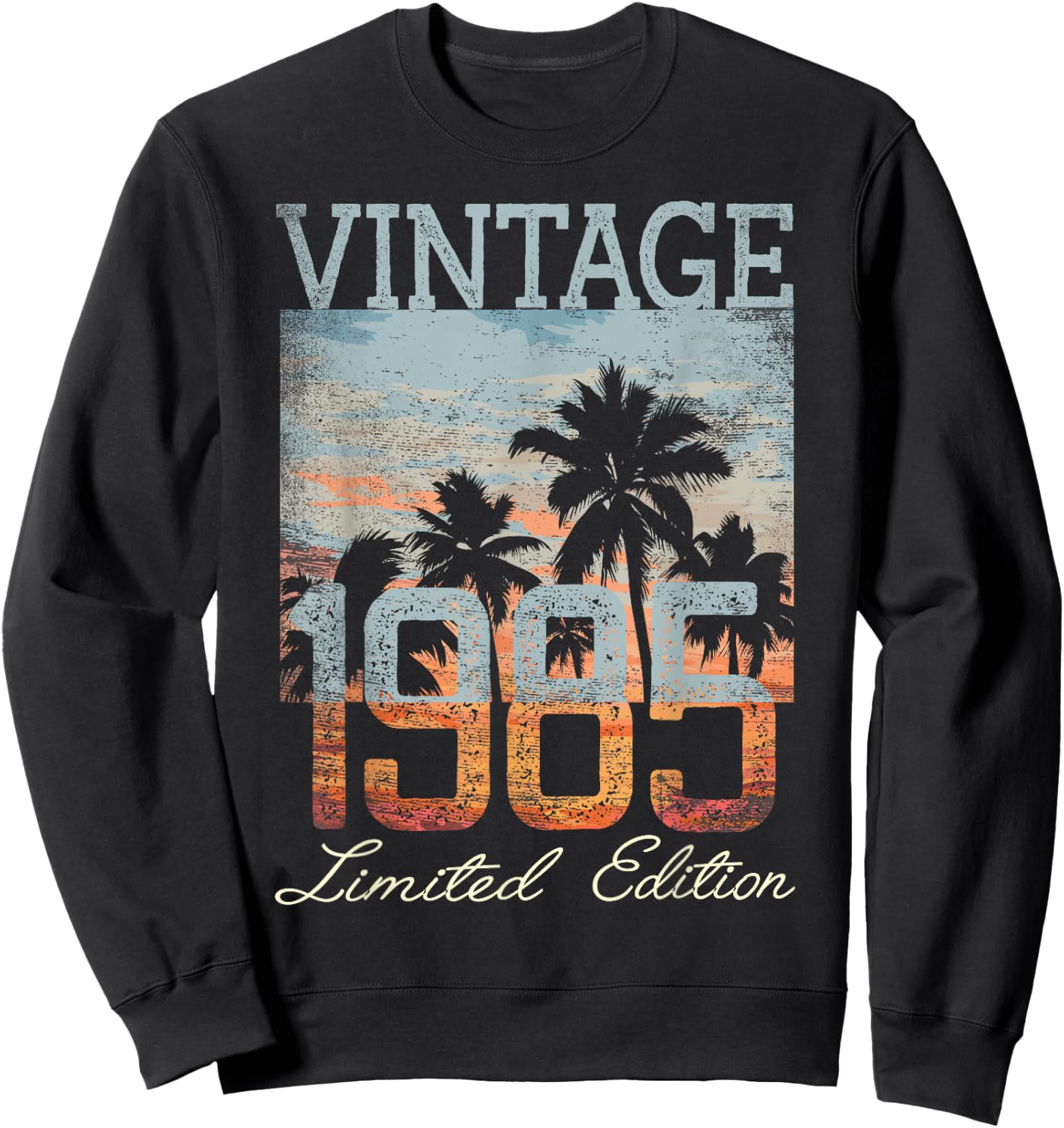 Vintage 1985 Limited Edition 40th Birthday 40 Year Old Gifts Sweatshirt - Sweatshirt | Black