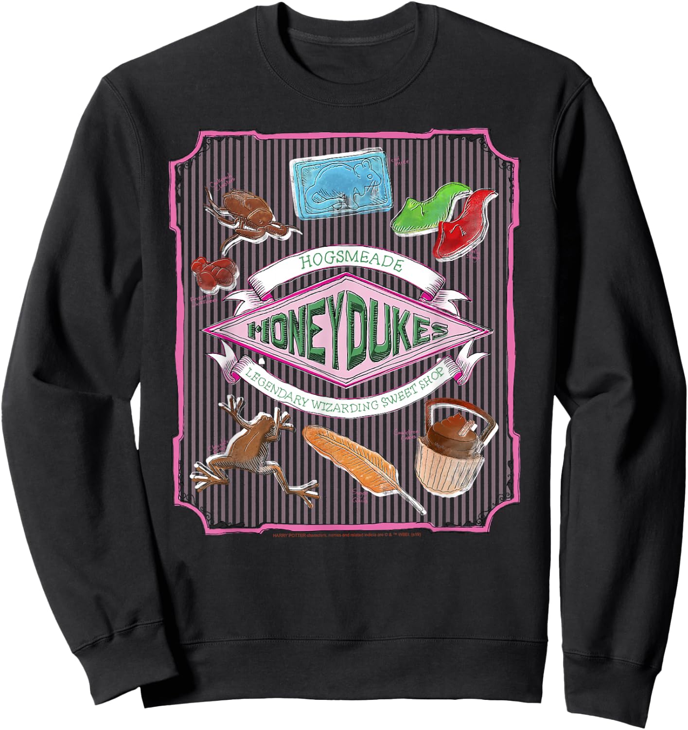 Harry Potter Honeydukes Treats Poster Sweatshirt - Sweatshirt | Black