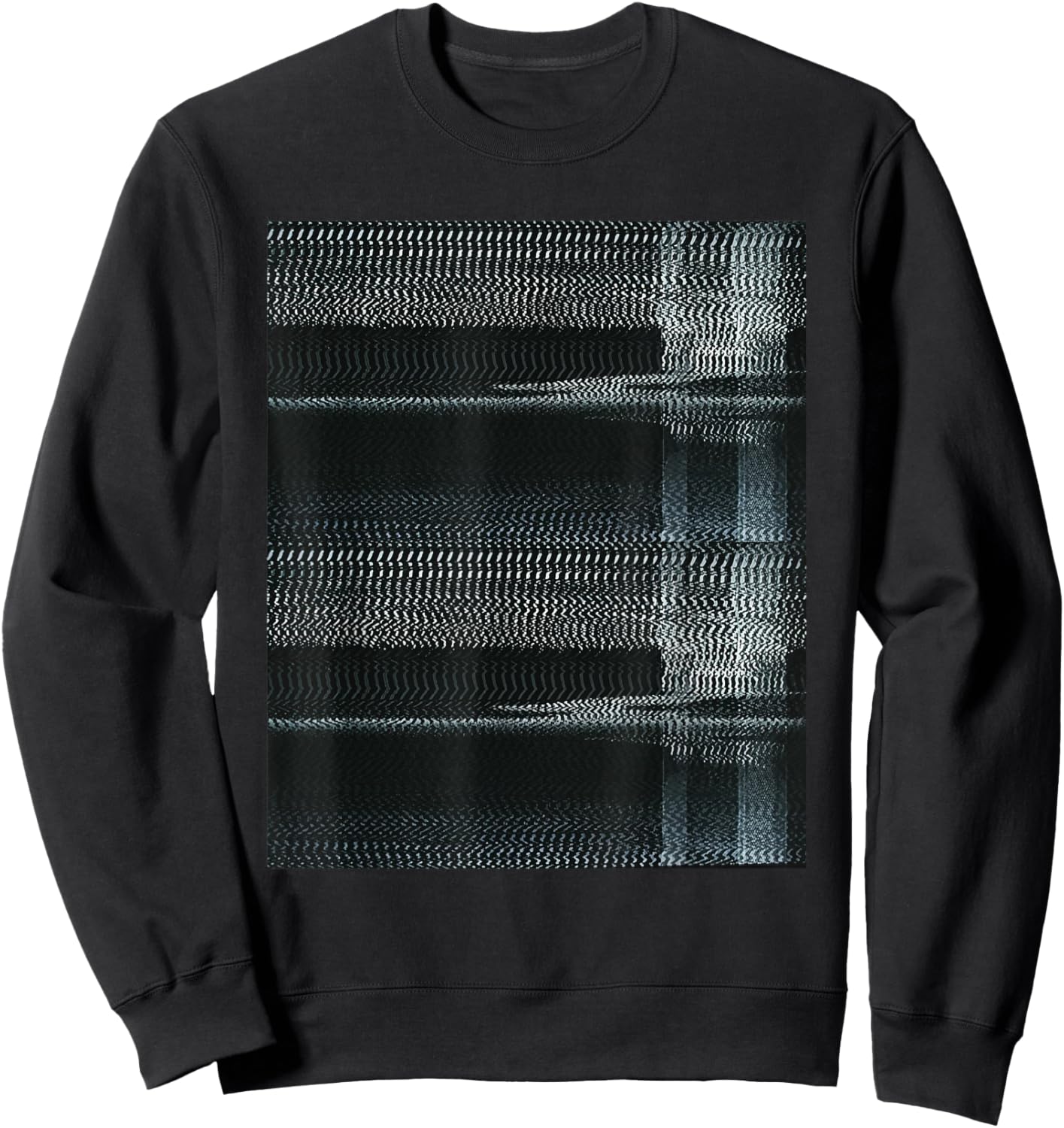 Retro TV Static Funny Vintage Halloween Costume Sweatshirt - Sweatshirt | Black