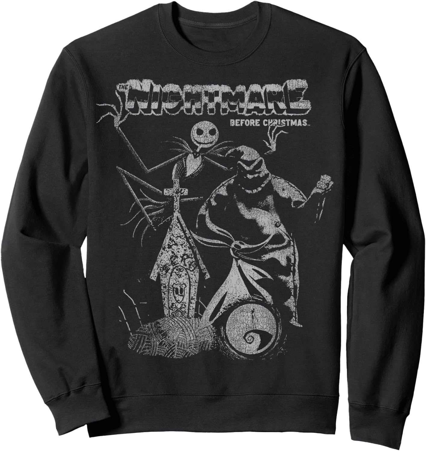 Disney The Nightmare Before Christmas Vintage Portrait Sweatshirt - Sweatshirt | Black