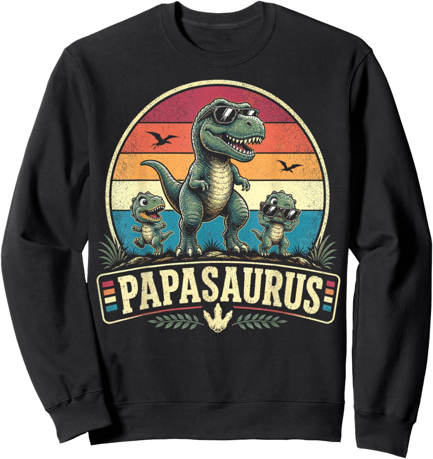 Papa Shirt Lustig Papa Geburtstag Vater Spruch Geschenk Papa Sweatshirt - Sweatshirt | Black