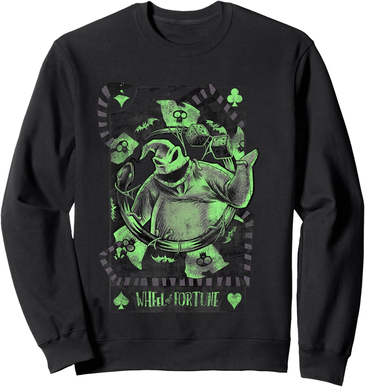 Disney The Nightmare Before Christmas Oogie Boogie Card Small Sweatshirt - Sweatshirt | Black