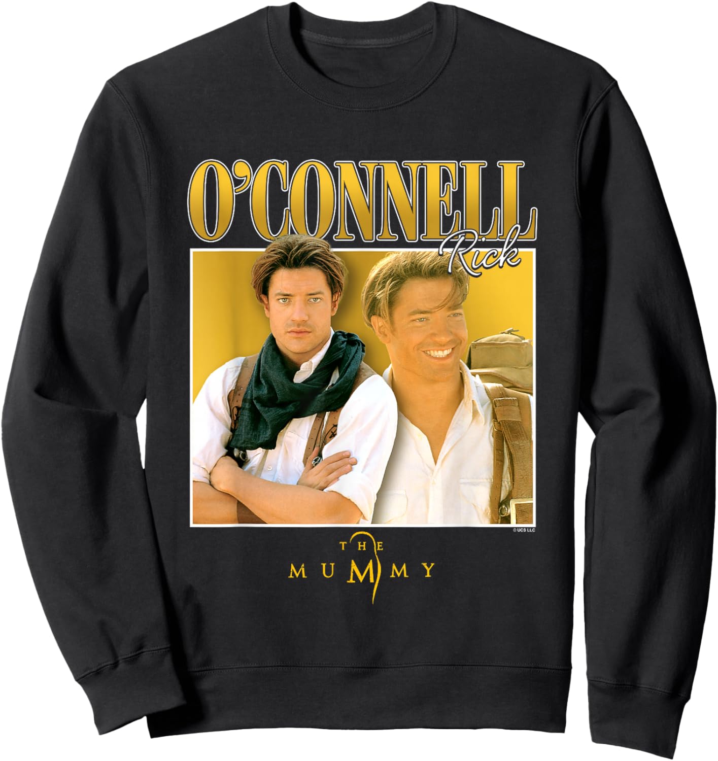 The Mummy Rick O'Connell Focus Box Up Sweatshirt - Sweatshirt | Black