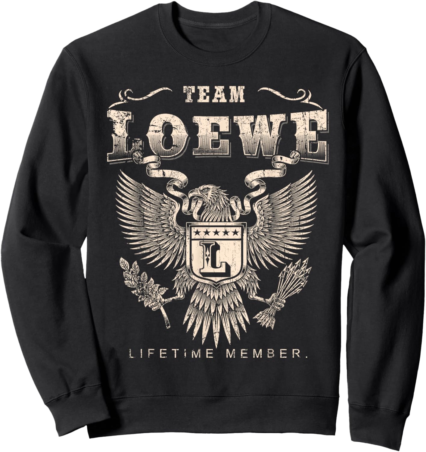 Team Loewe Lifetime Member - Loewe Name Sweatshirt - Sweatshirt | Black