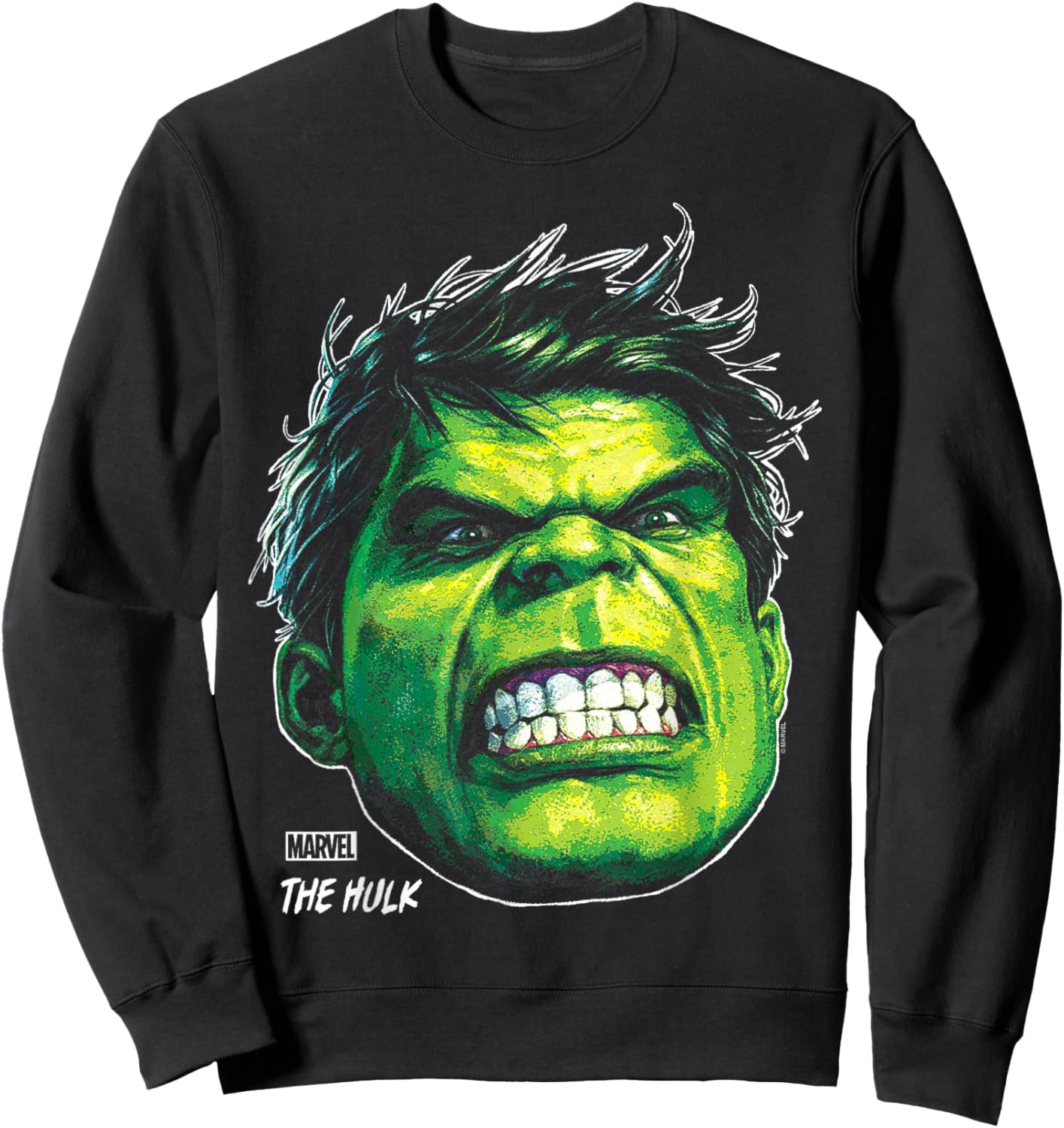 Hulk - Portrait Sweatshirt - Sweatshirt | Black