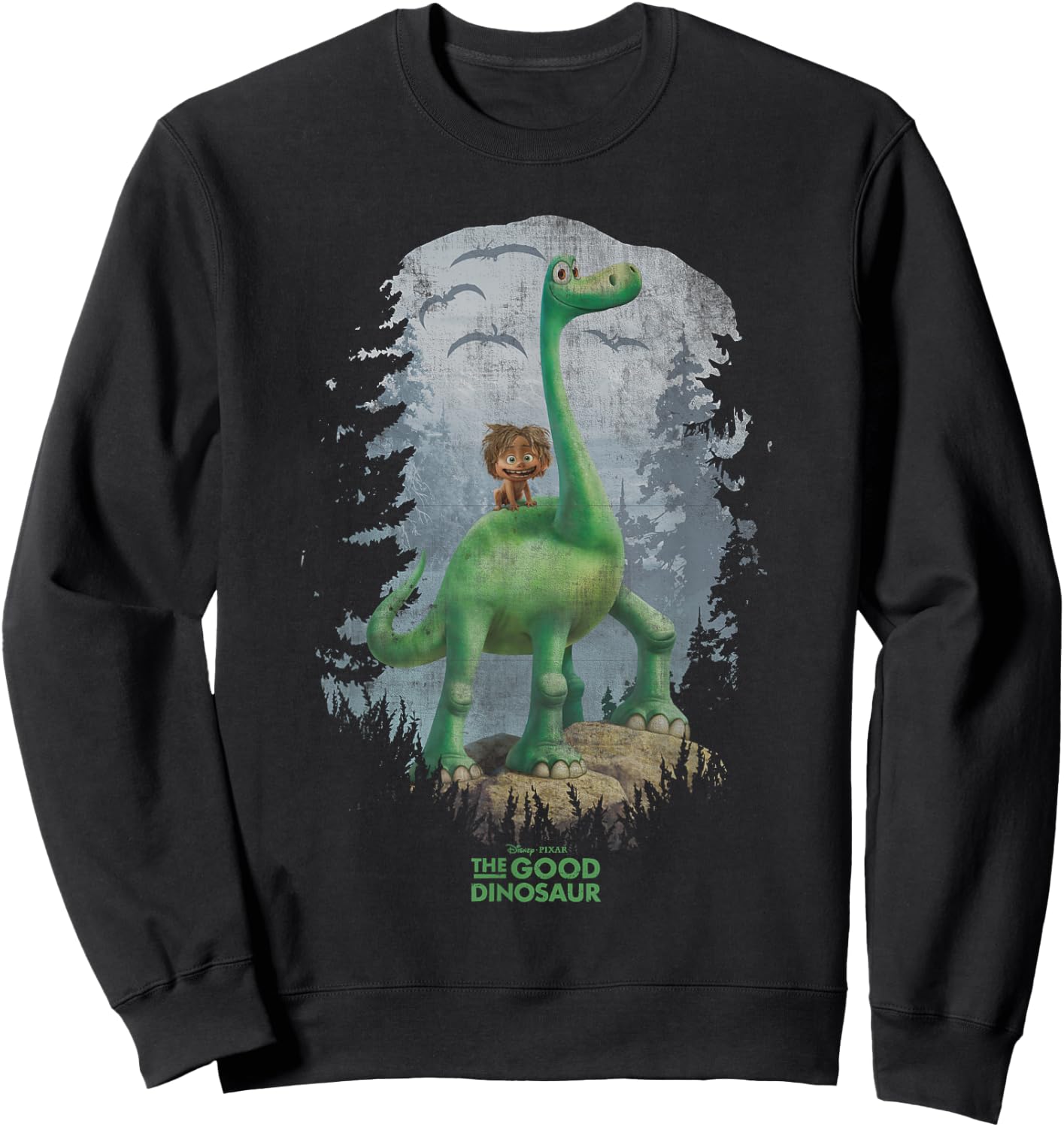 Disney PIXAR The Good Dinosaur Arlo and Spot Sweatshirt - Sweatshirt | Black