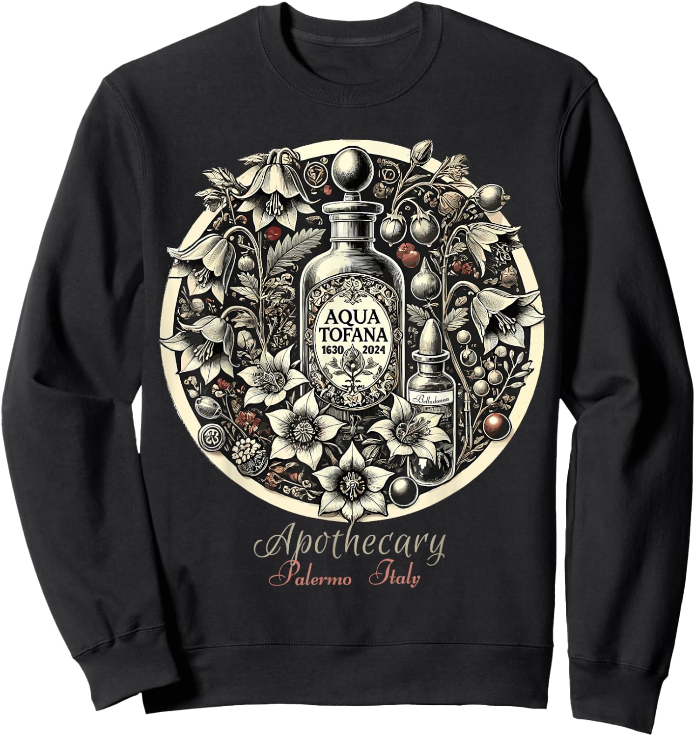 Aqua Tofana Costume Men Aqua Tofana Sweatshirt - Sweatshirt | Black