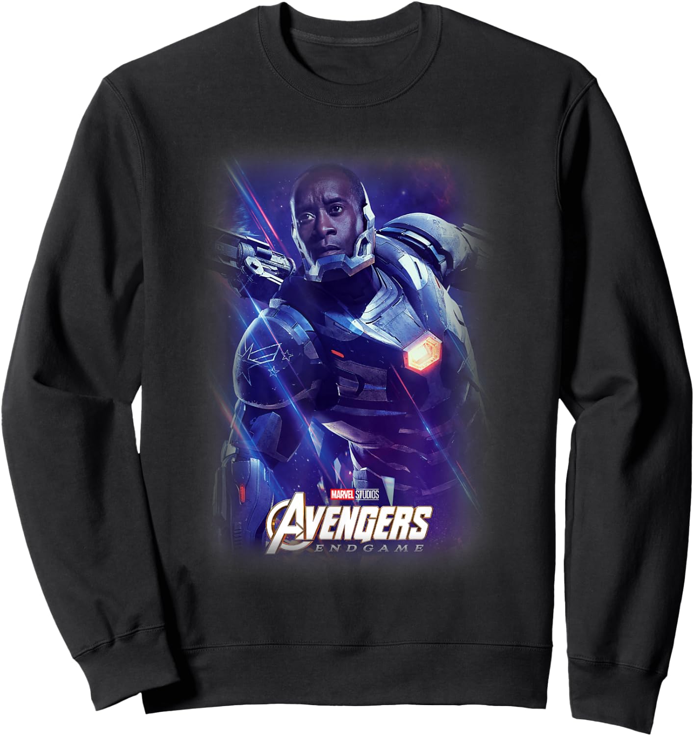 Marvel Avengers Endgame War Machine Galactic Poster Sweatshirt - Sweatshirt | Black