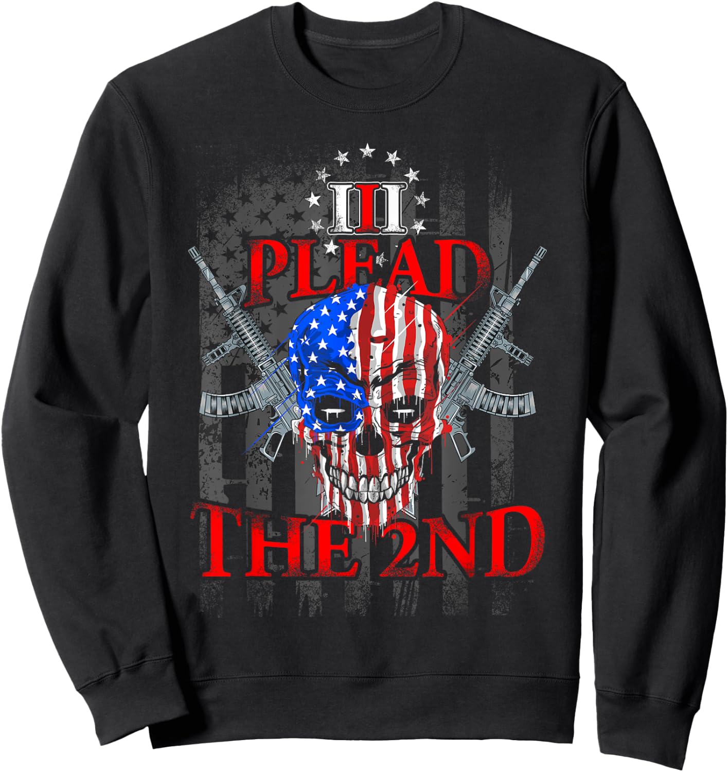 Second Amendment I Plead The 2nd Trump Gun Gift Sweatshirt - Sweatshirt | Black