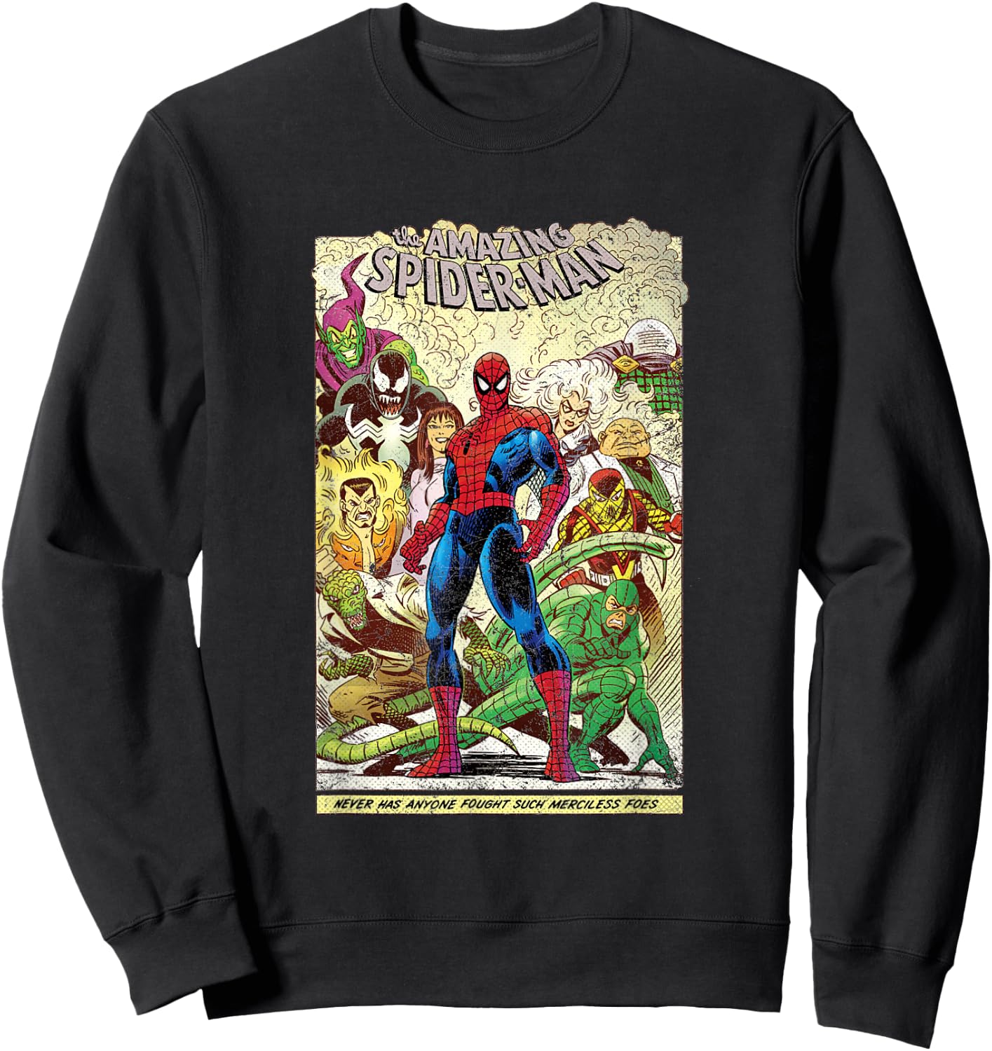 Marvel The Amazing Spider-Man Comic Sweatshirt - Sweatshirt | Black