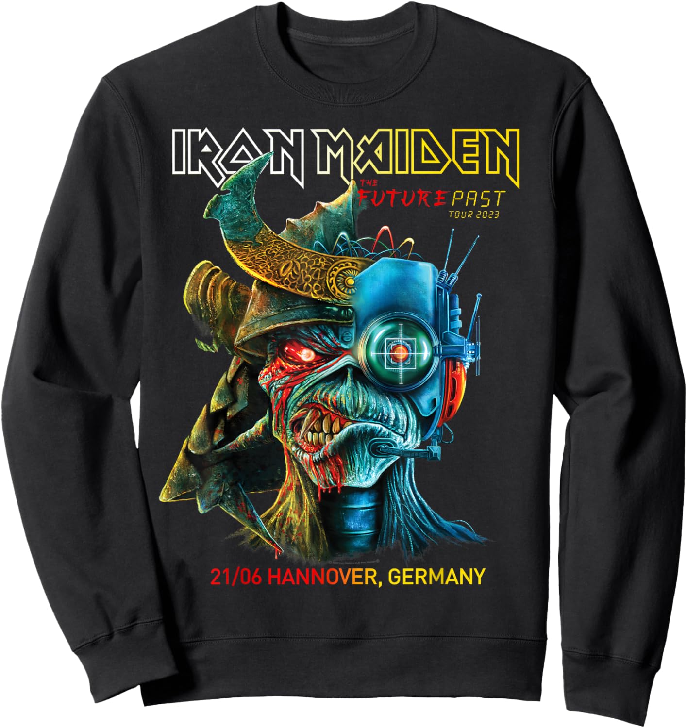 Iron Maiden Future Past Tour Hannover Sweatshirt - Sweatshirt | Black