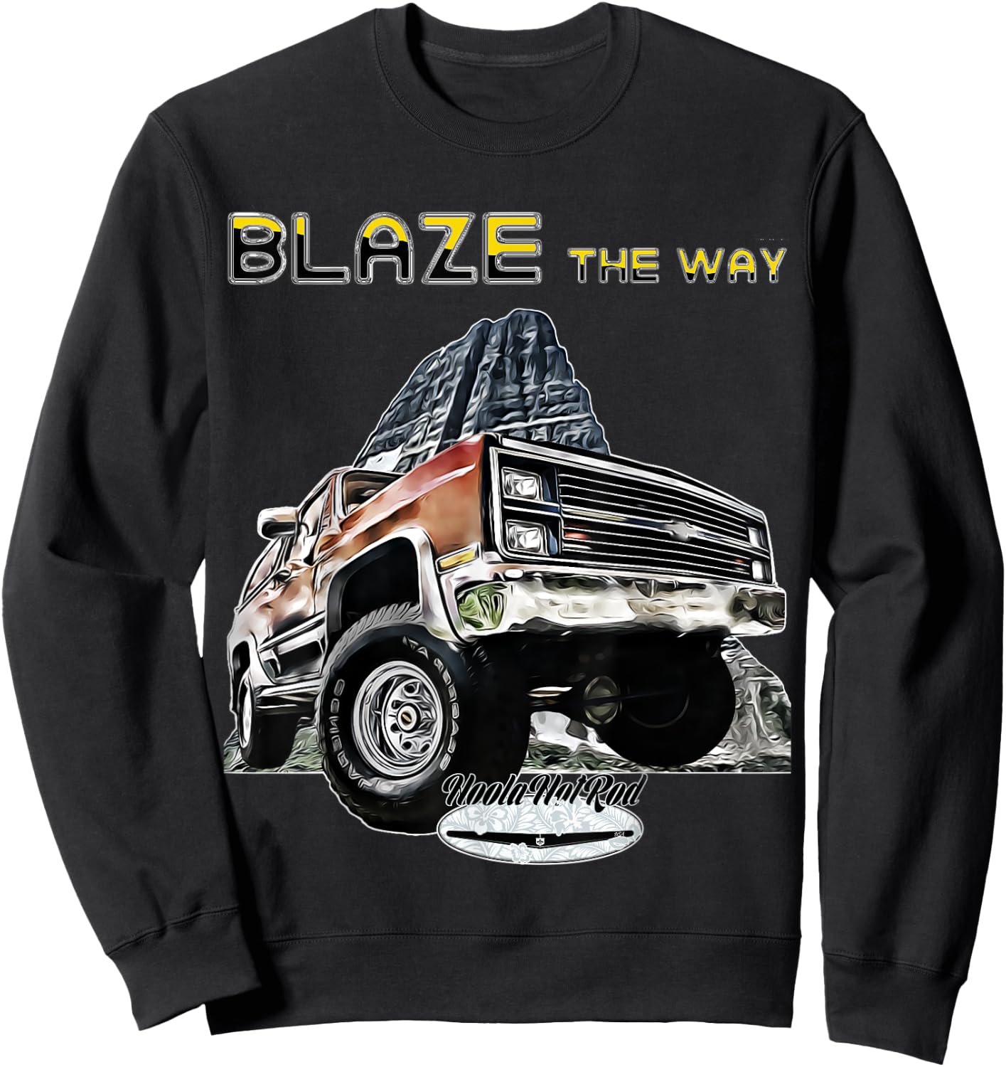 Blazer,Lifted Squarebody Truck,K5,Jimmy,Suburban,Silverado Sweatshirt - Sweatshirt | Black