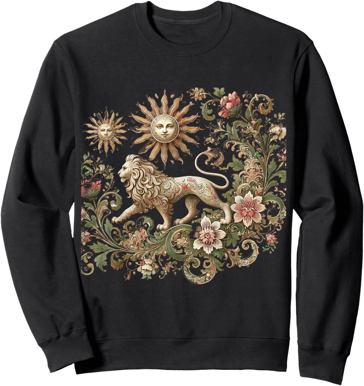 Persian Lion and Sun, Shir o Khorshid Sweatshirt - Sweatshirt | Black