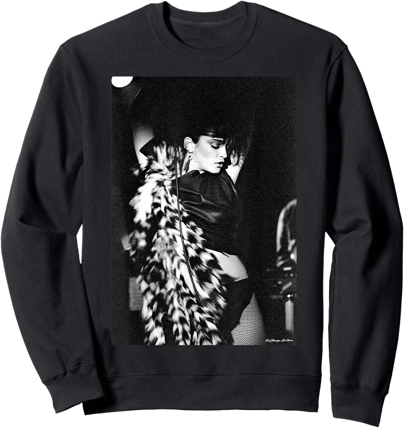 Madonna Early Live NY Gig Photo By George DuBose Sweatshirt - Sweatshirt | Black