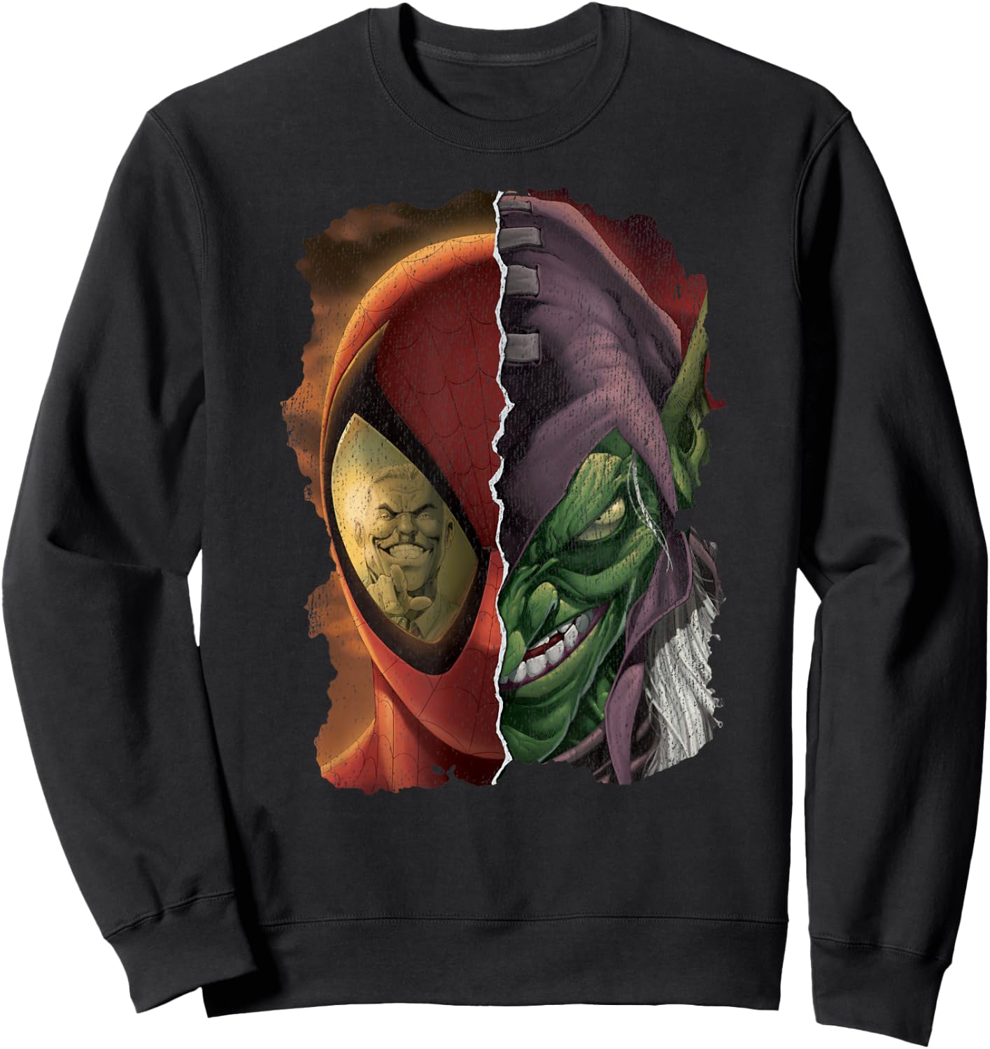 Marvel Spider-Man vs. Green Goblin Sweatshirt - Sweatshirt | Black